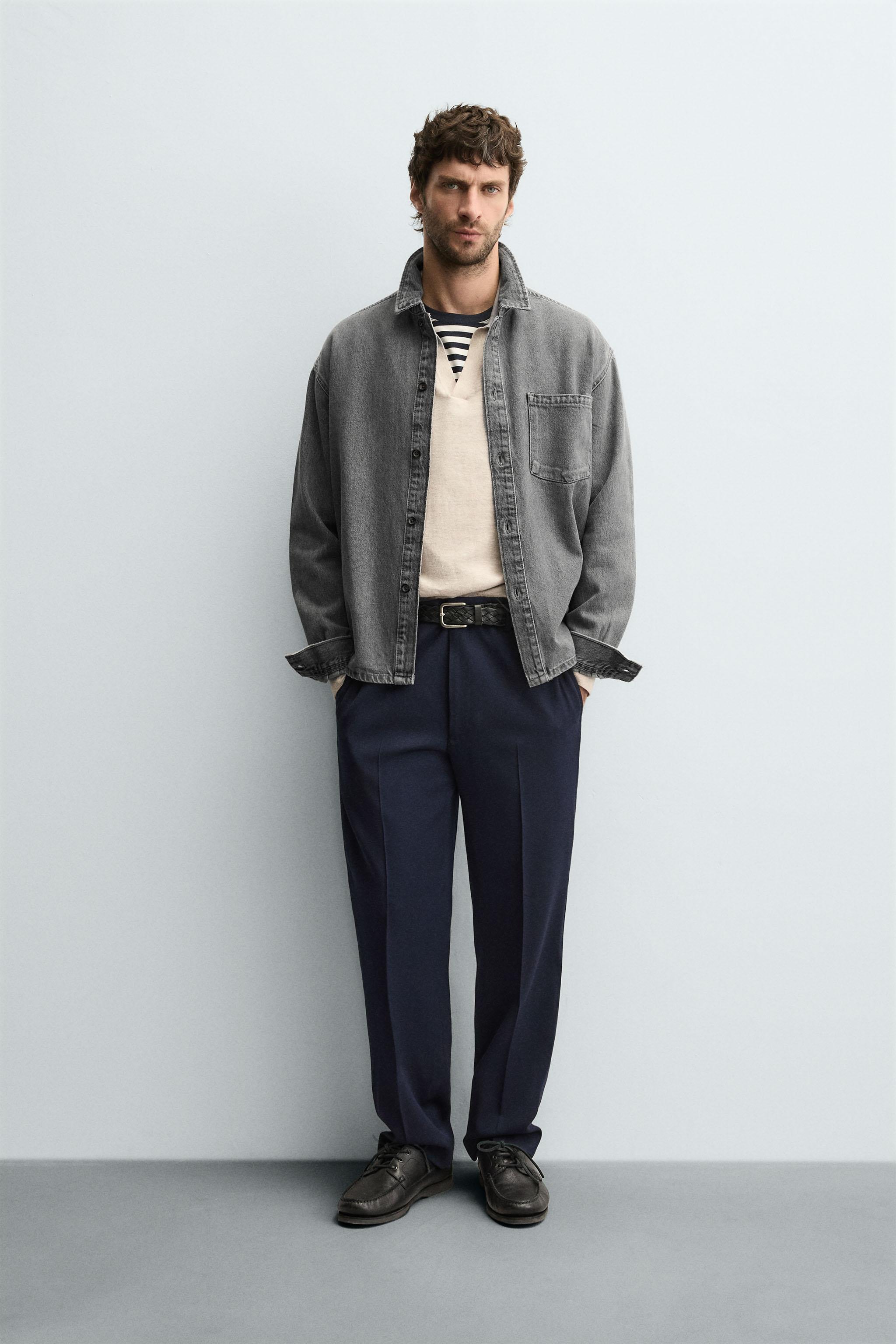 BOXY FIT DENIM SHIRT