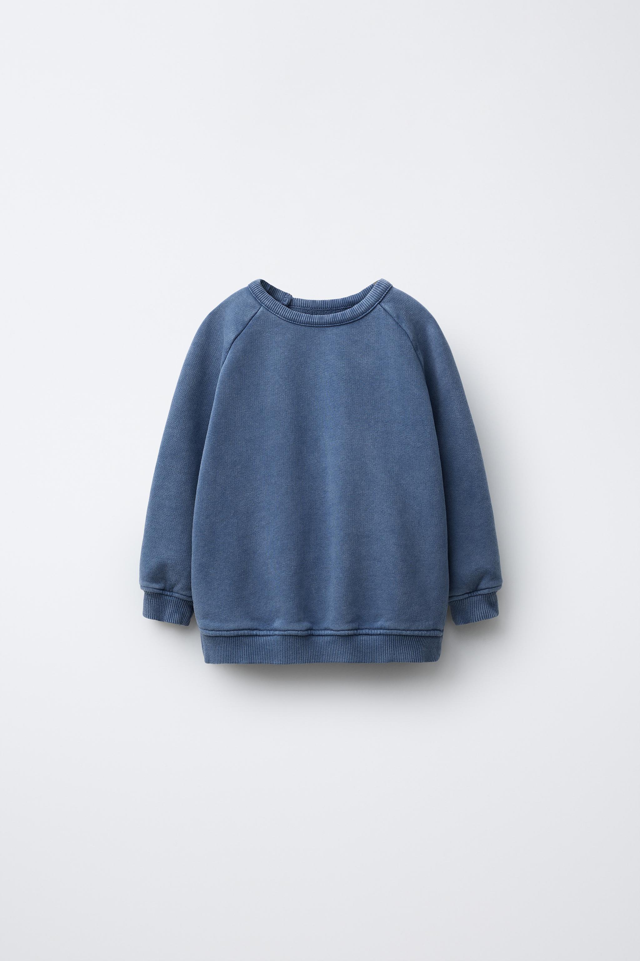 WASHED EFFECT SWEATSHIRT