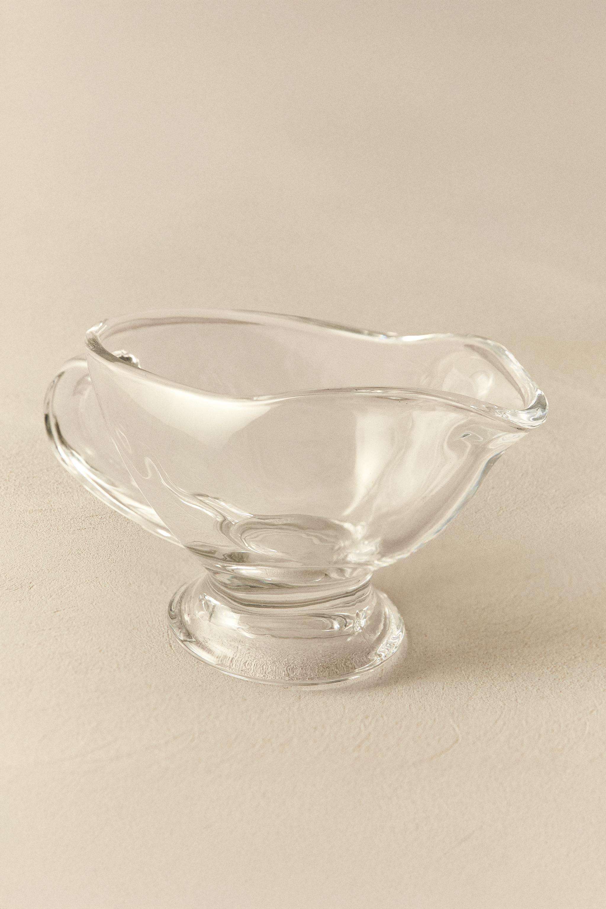GLASS SAUCE PITCHER