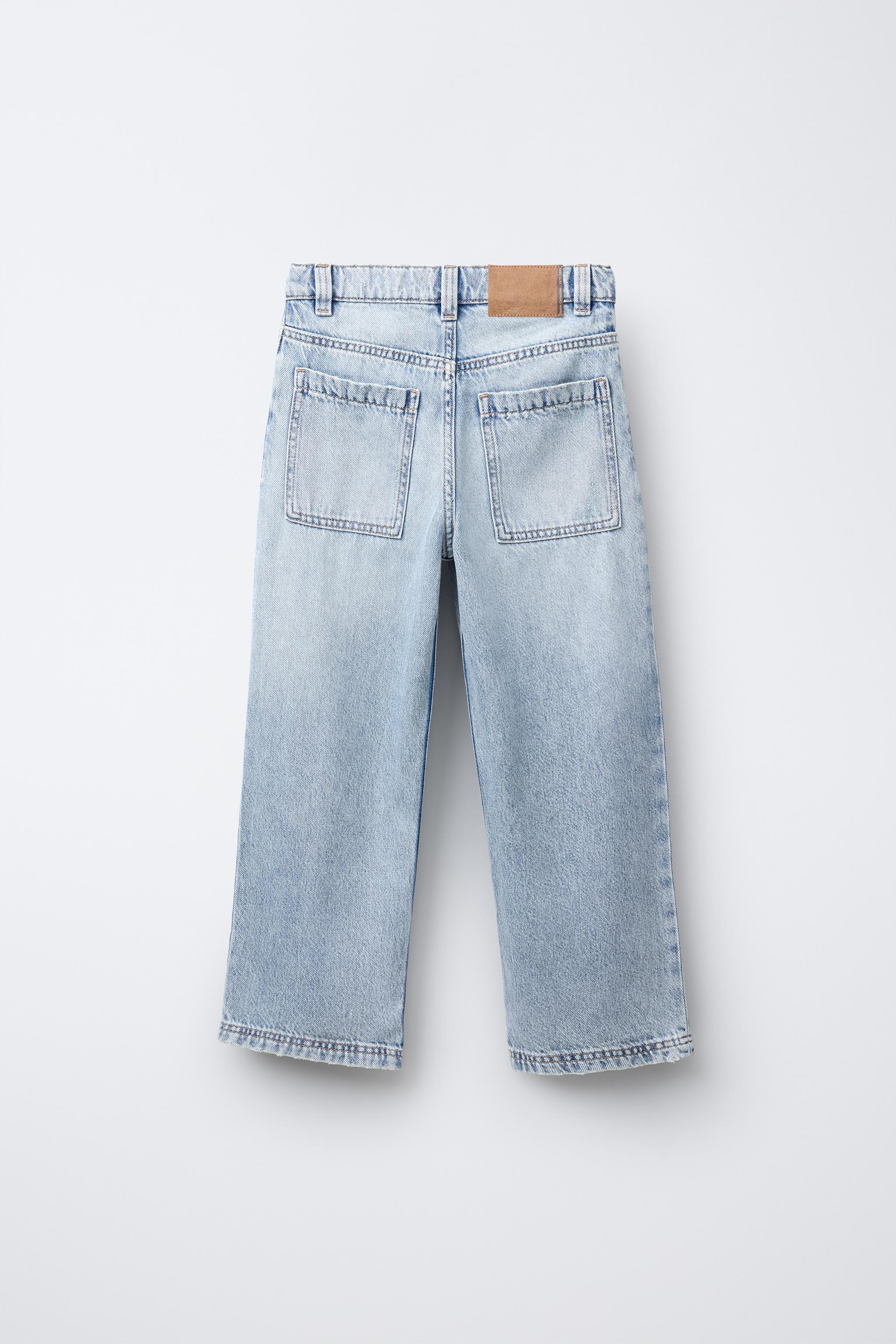 RIPPED RELAXED BAGGY JEANS