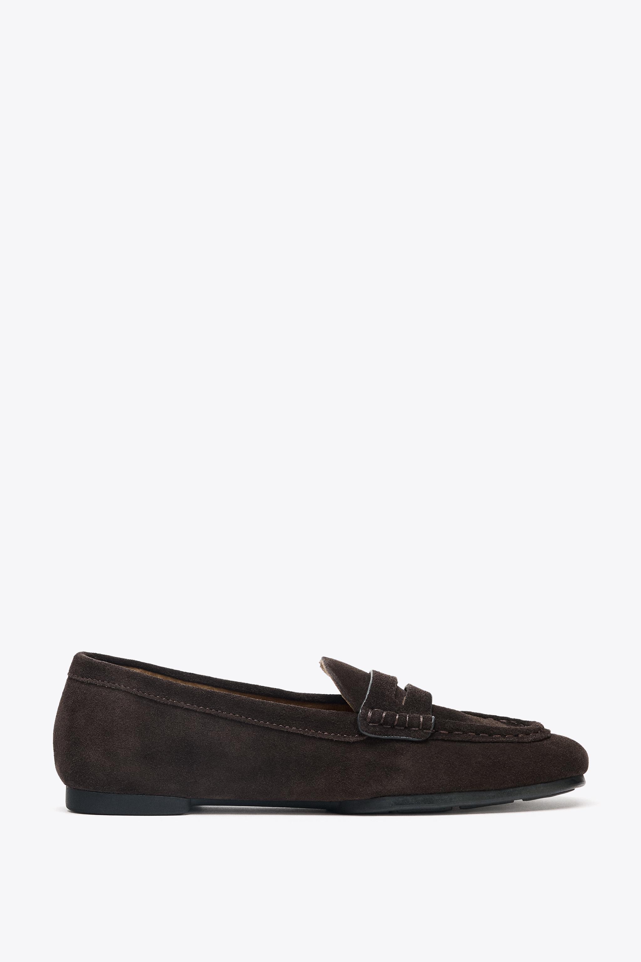 SPLIT LEATHER LOAFERS