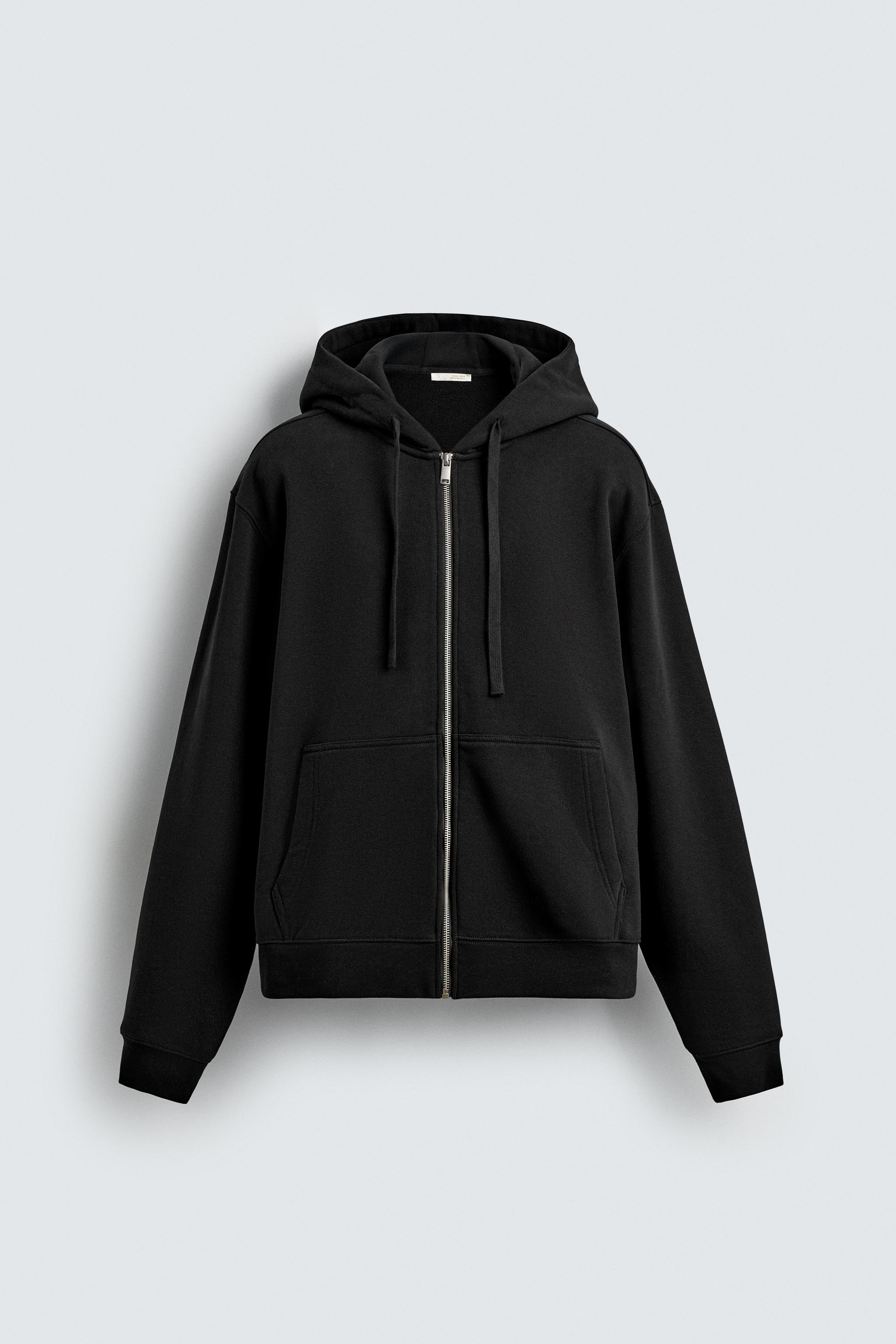 HOODED ZIP-UP SWEATSHIRT