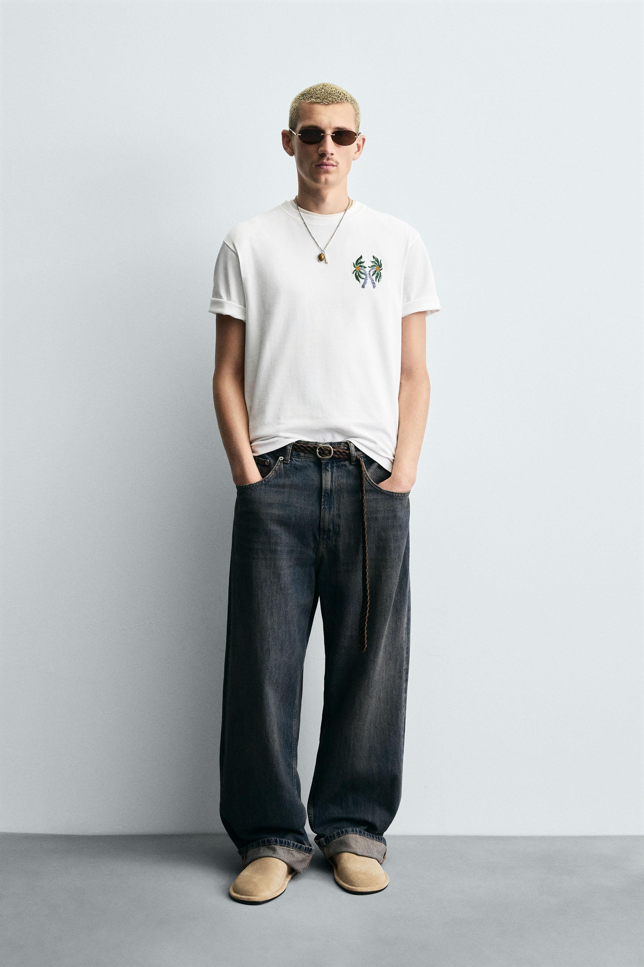 COMBINED EMBROIDERY T-SHIRT