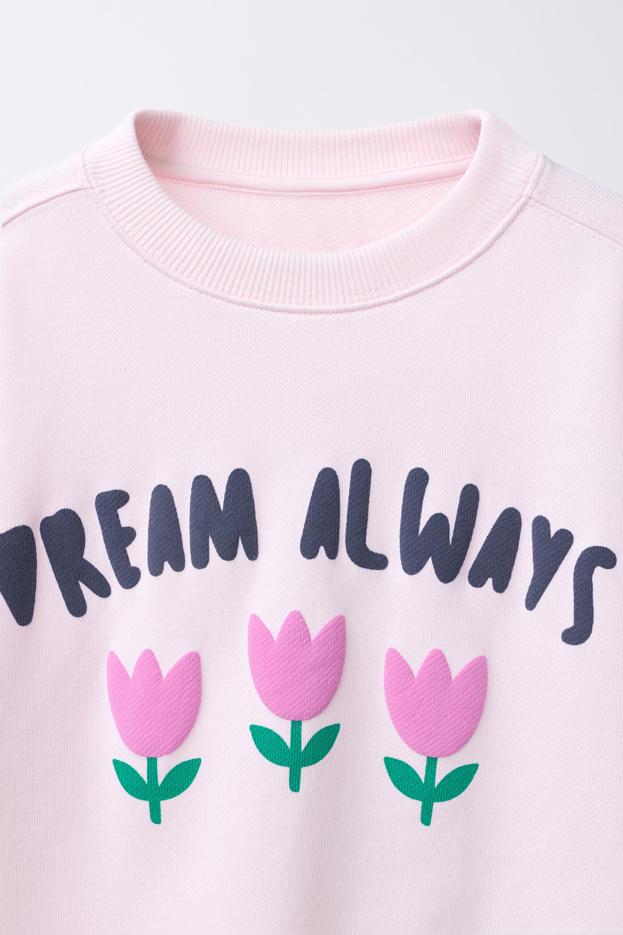 TULIP PRINT SWEATSHIRT