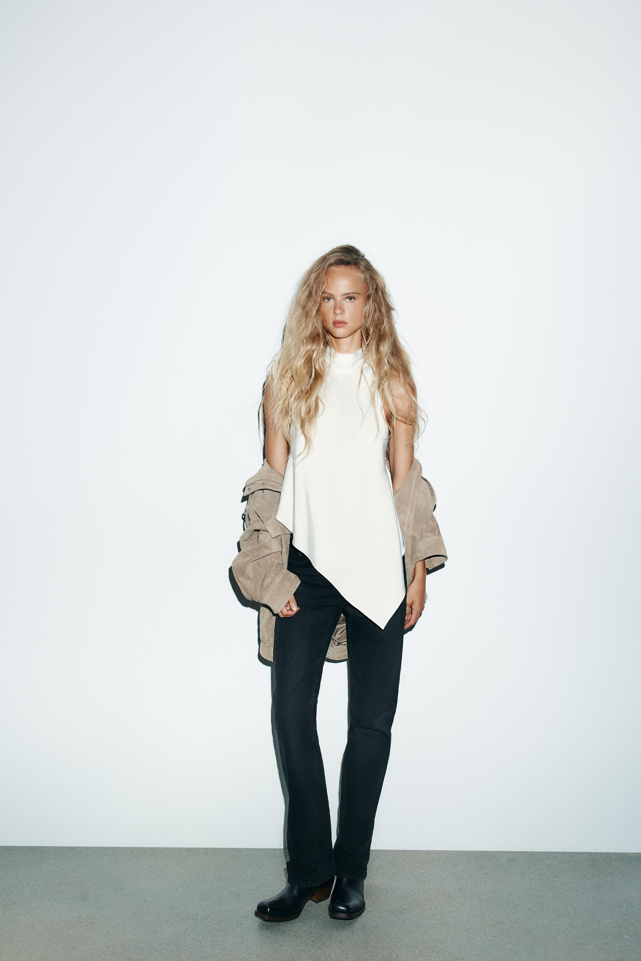 LOW RISE STRAIGHT JEANS TRF