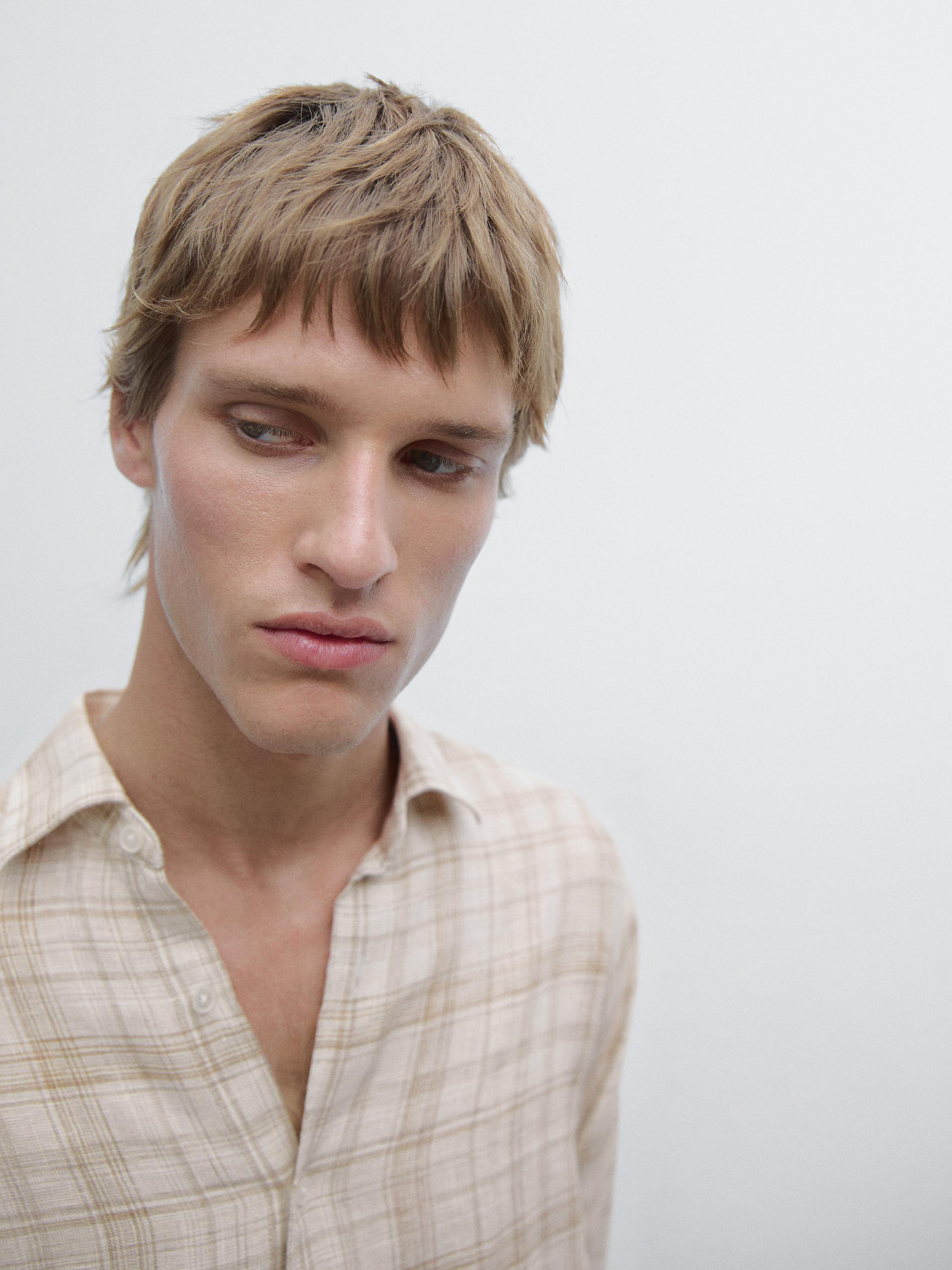 Regular fit check shirt