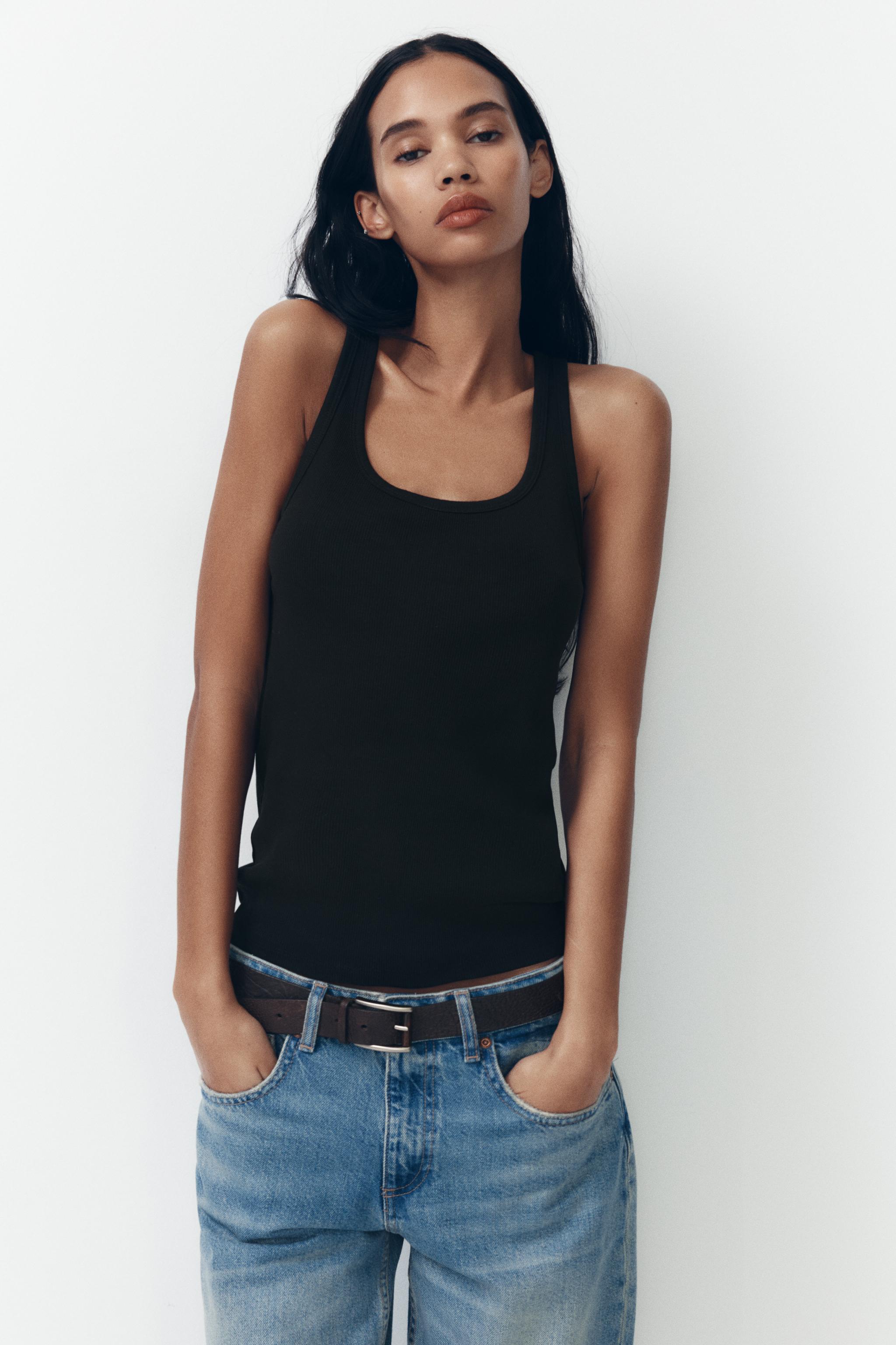 TRF MID-RISE WIDE LEG JEANS