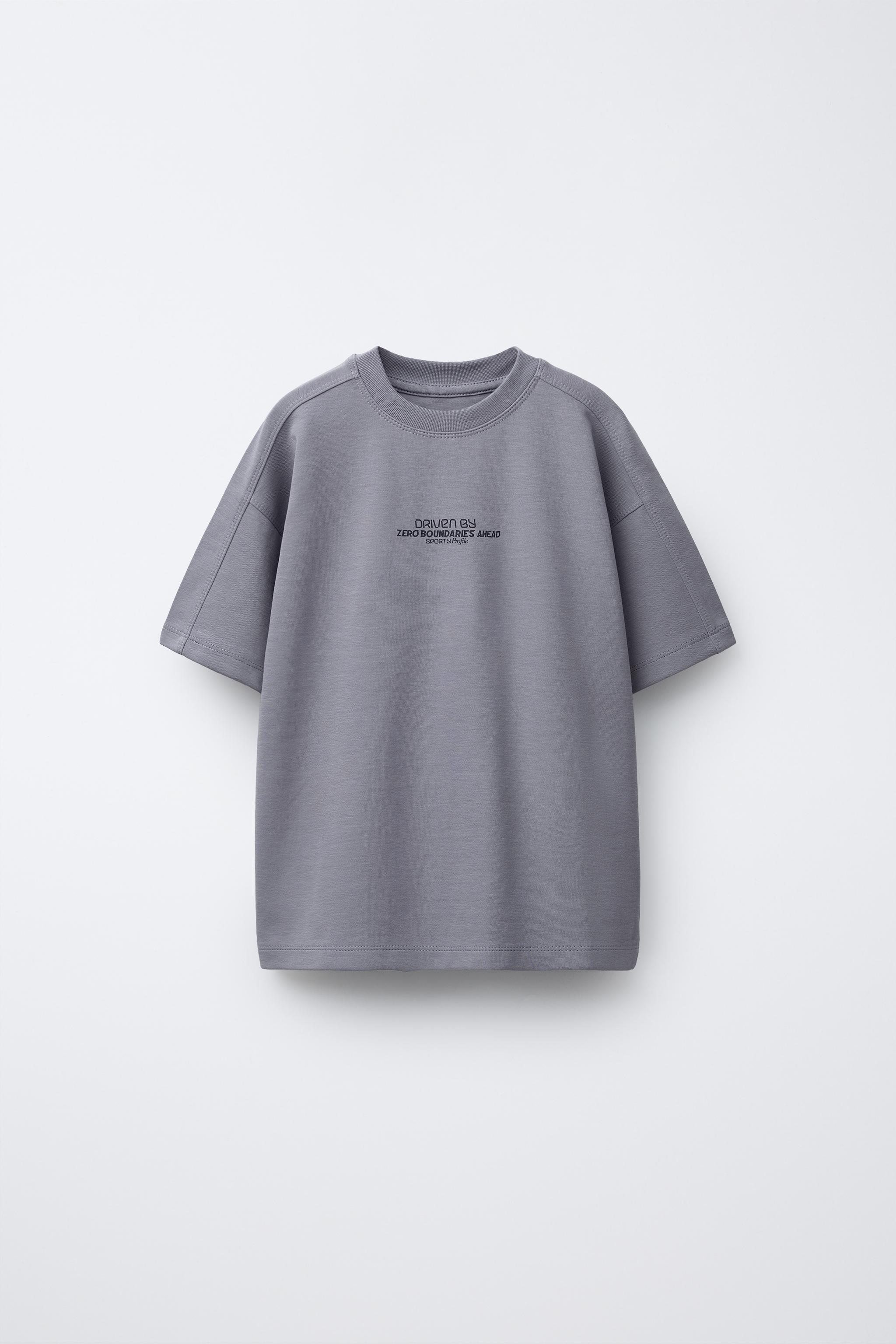 TEXT INTERLOCK T-SHIRT AND BERMUDA SET