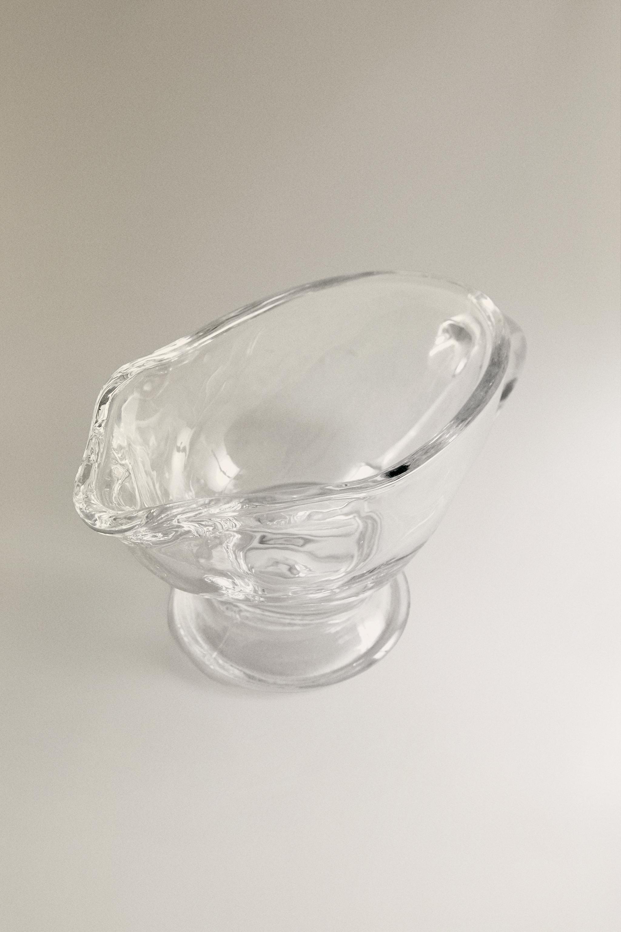 GLASS SAUCE PITCHER