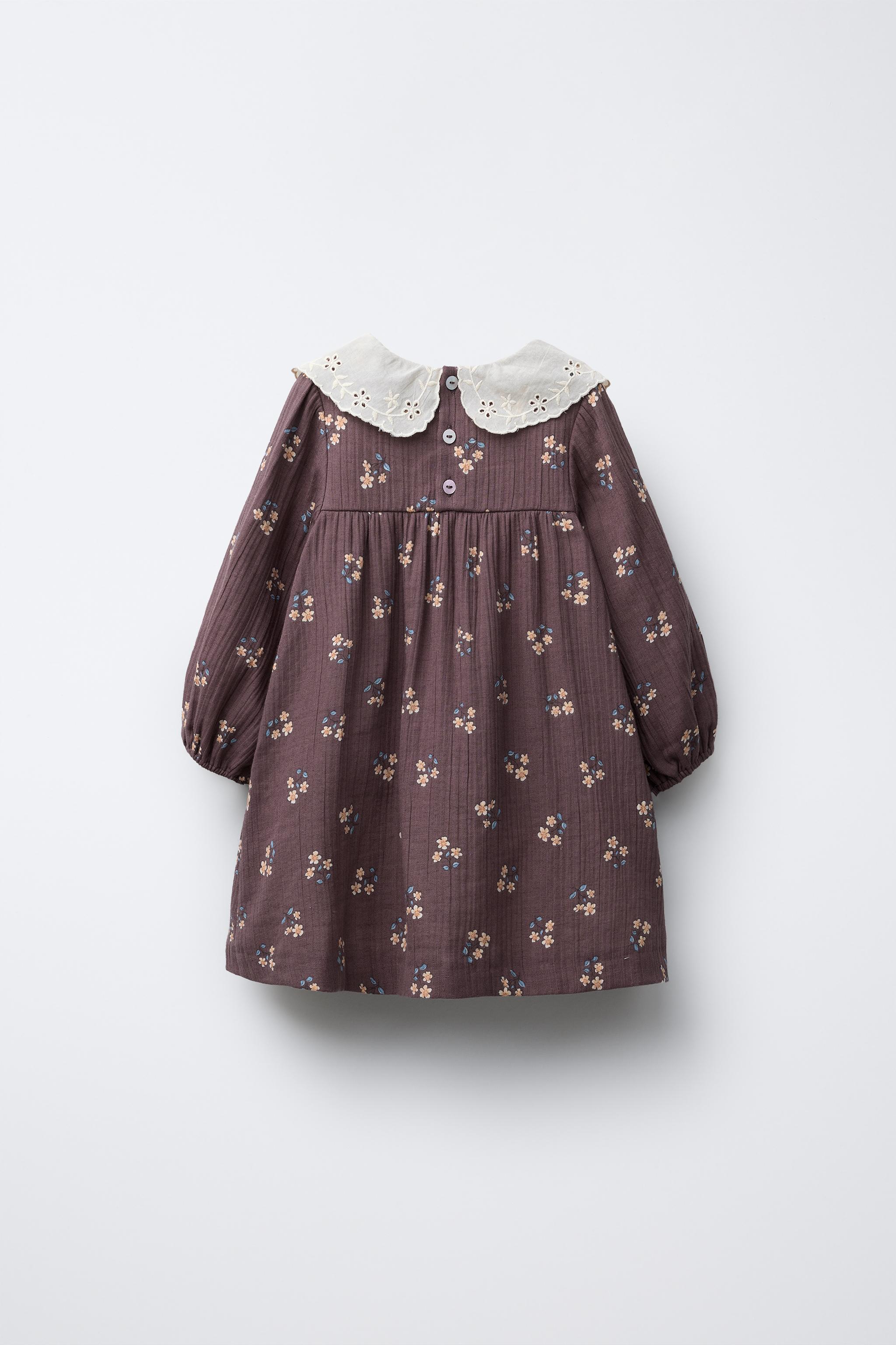 FLORAL PRINT TEXTURE DRESS