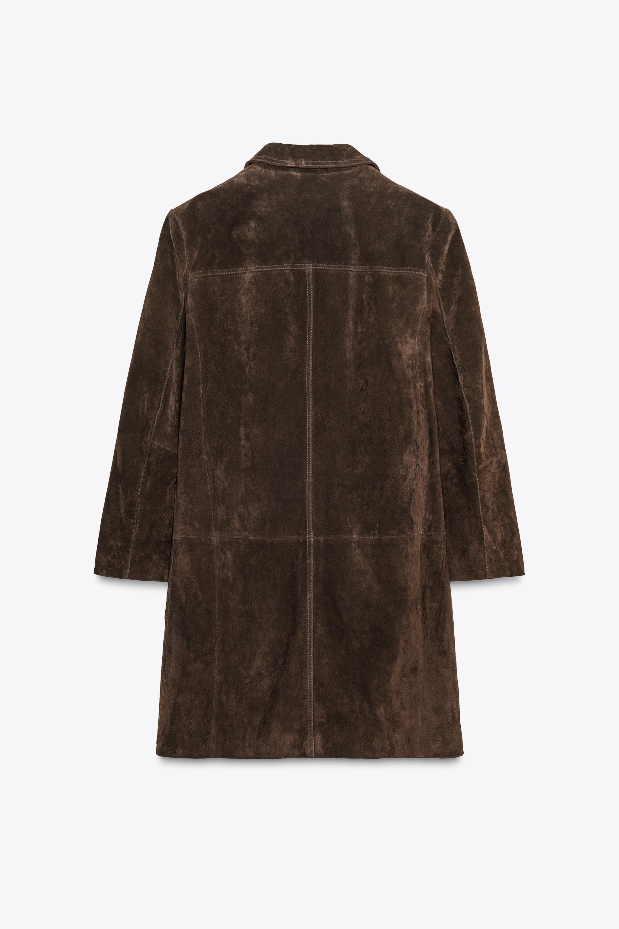 100% SUEDE COAT ZW COLLECTION LIMITED EDITION