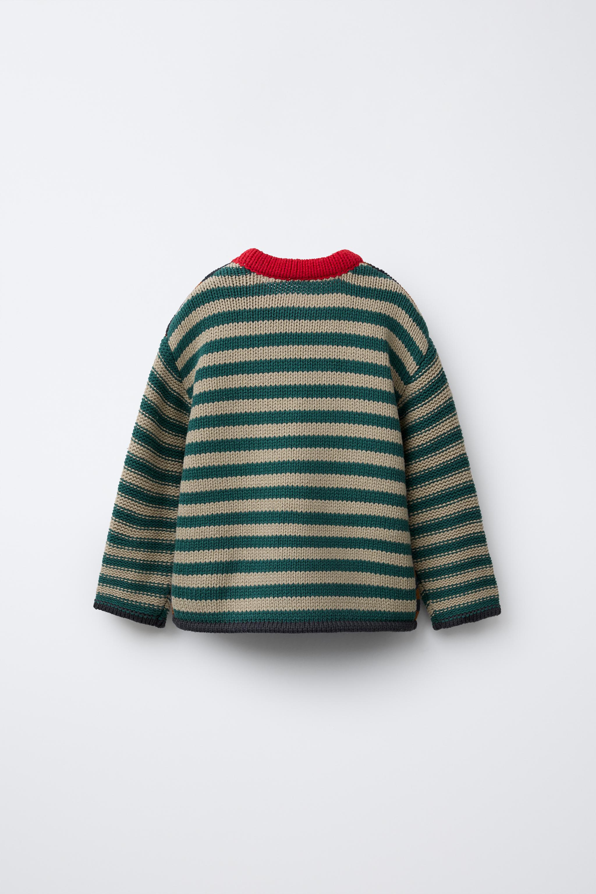 STRIPED KNIT SWEATER