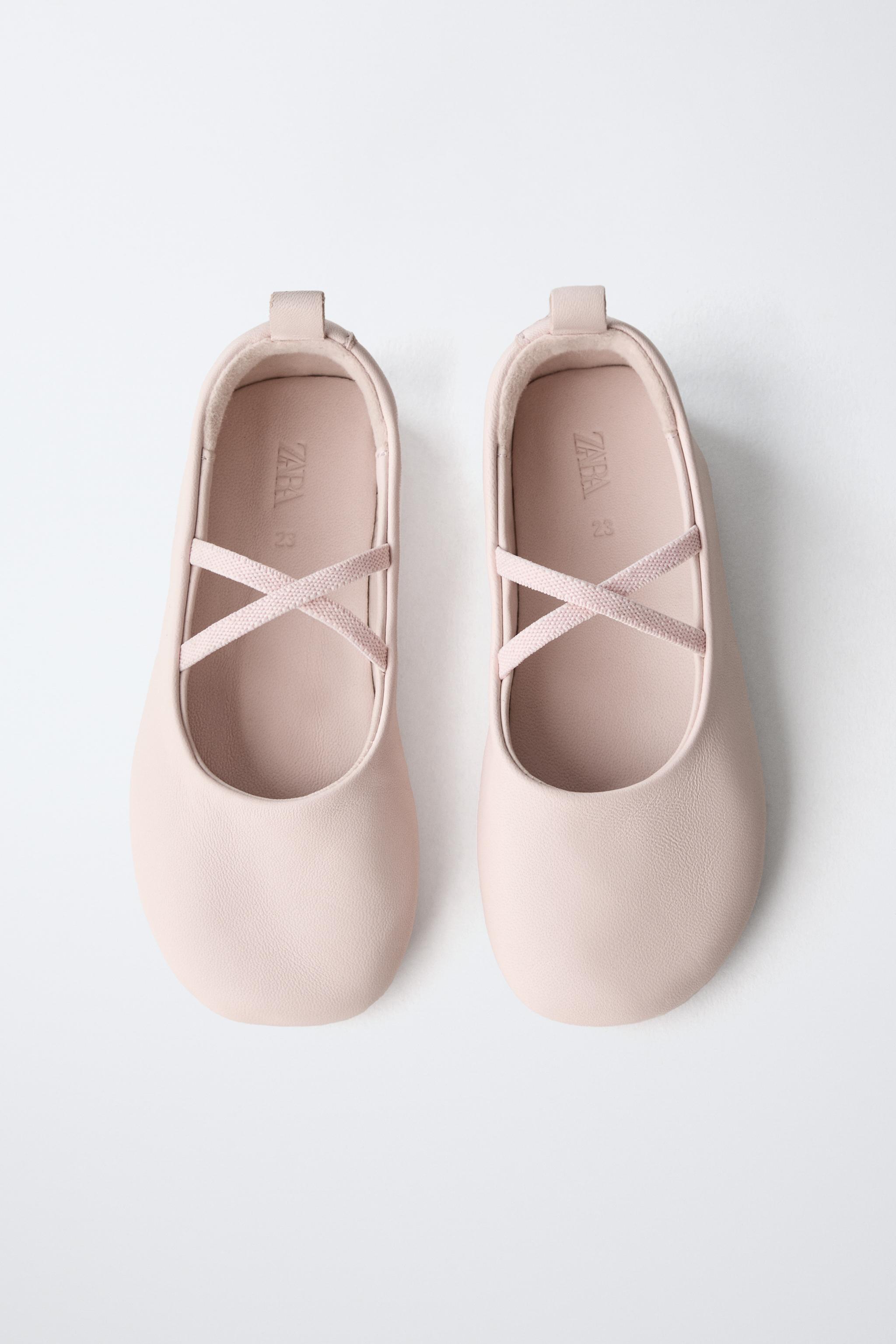 LEATHER BALLET FLATS