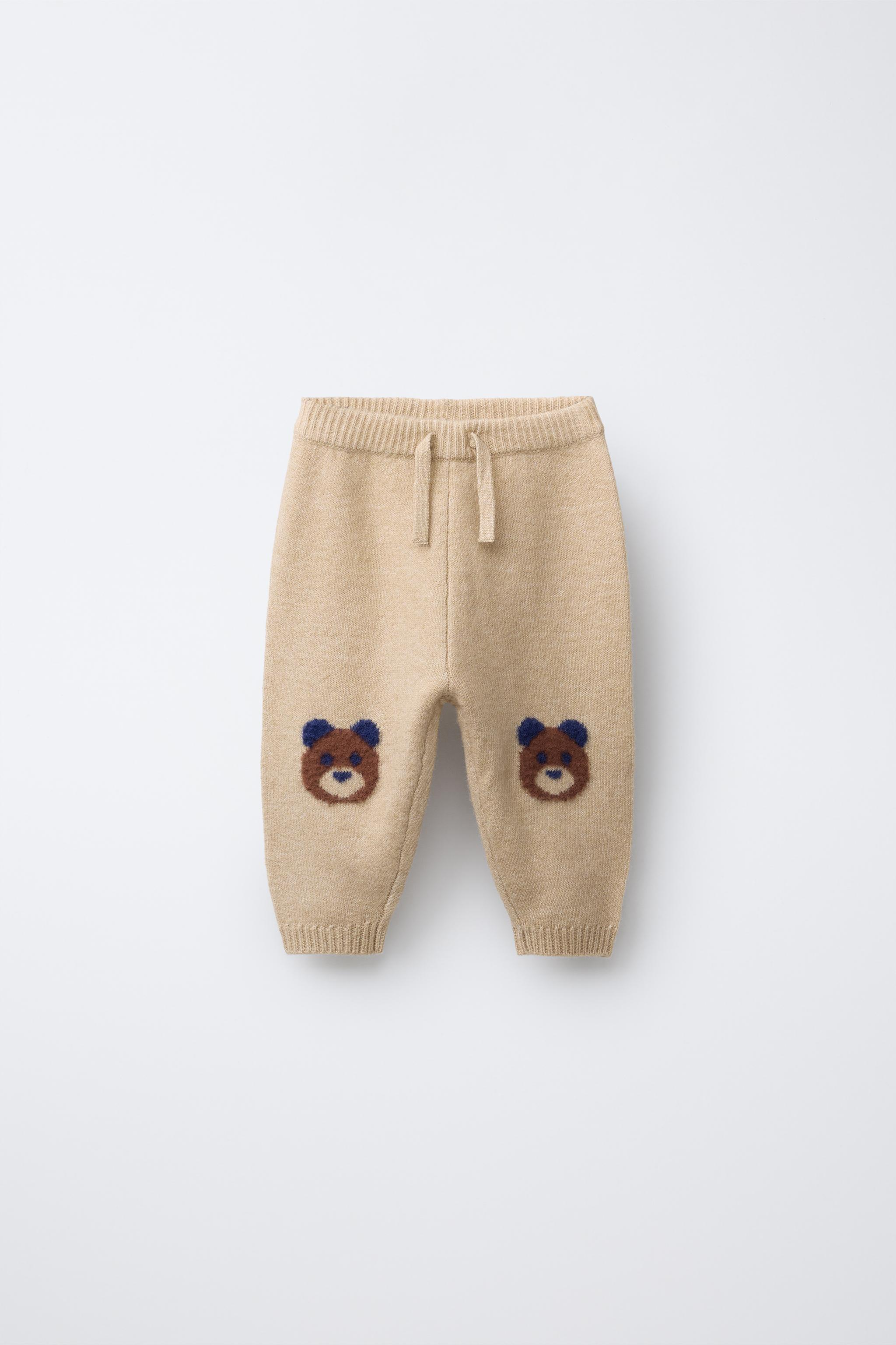 TEDDY BEAR KNIT JOGGING PANTS