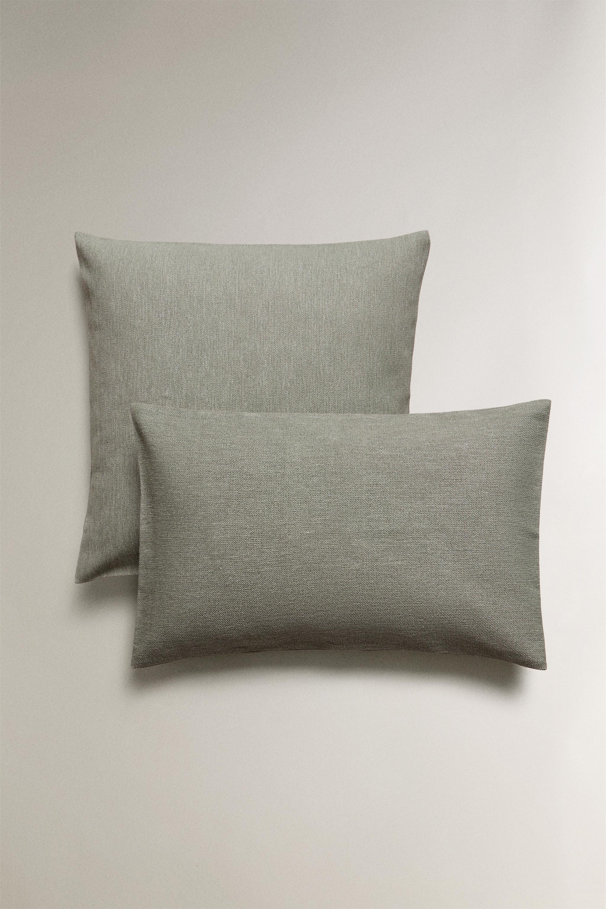 PLAIN THROW PILLOW COVER