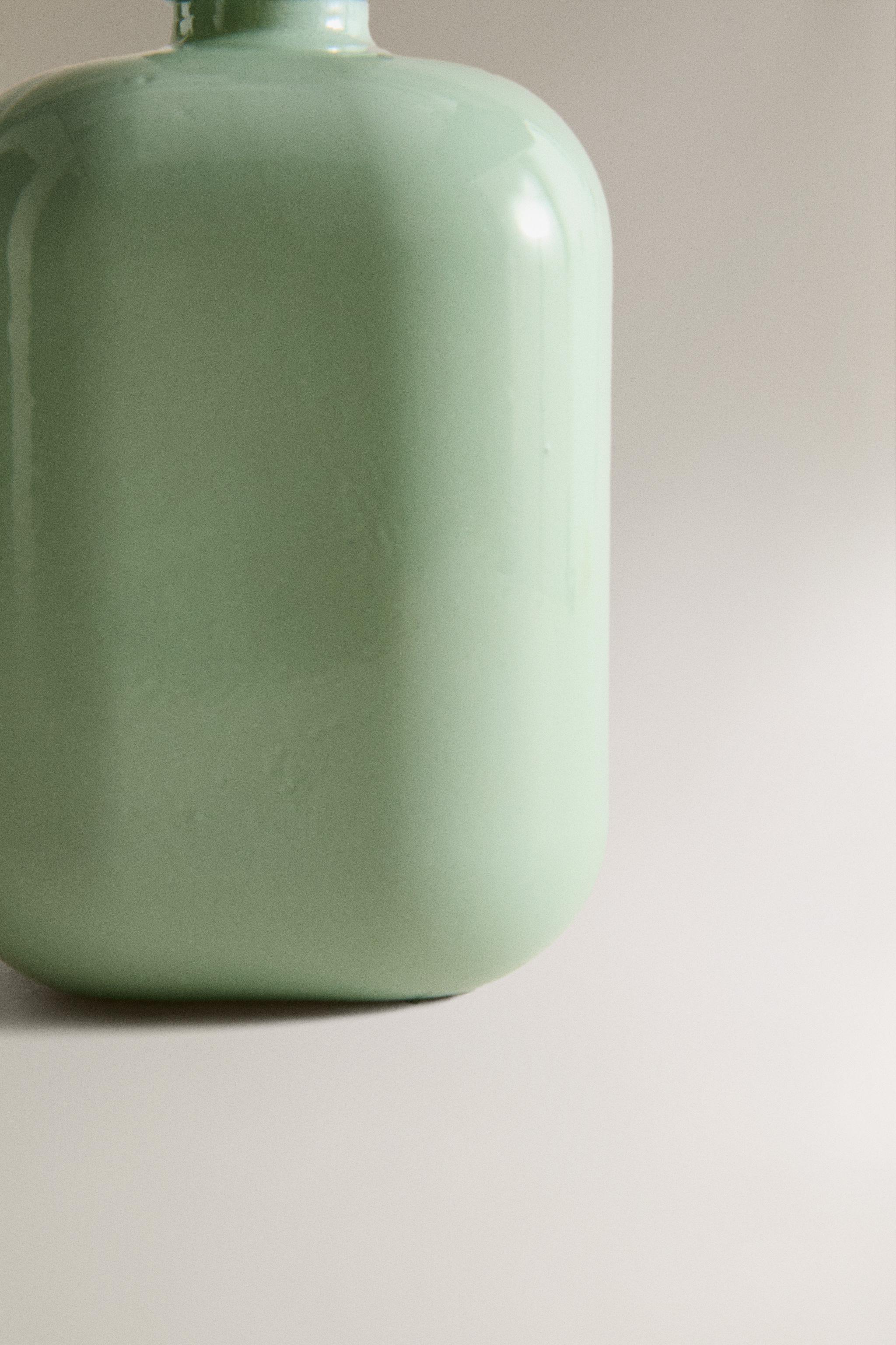 JADE GLASS SOAP DISPENSER