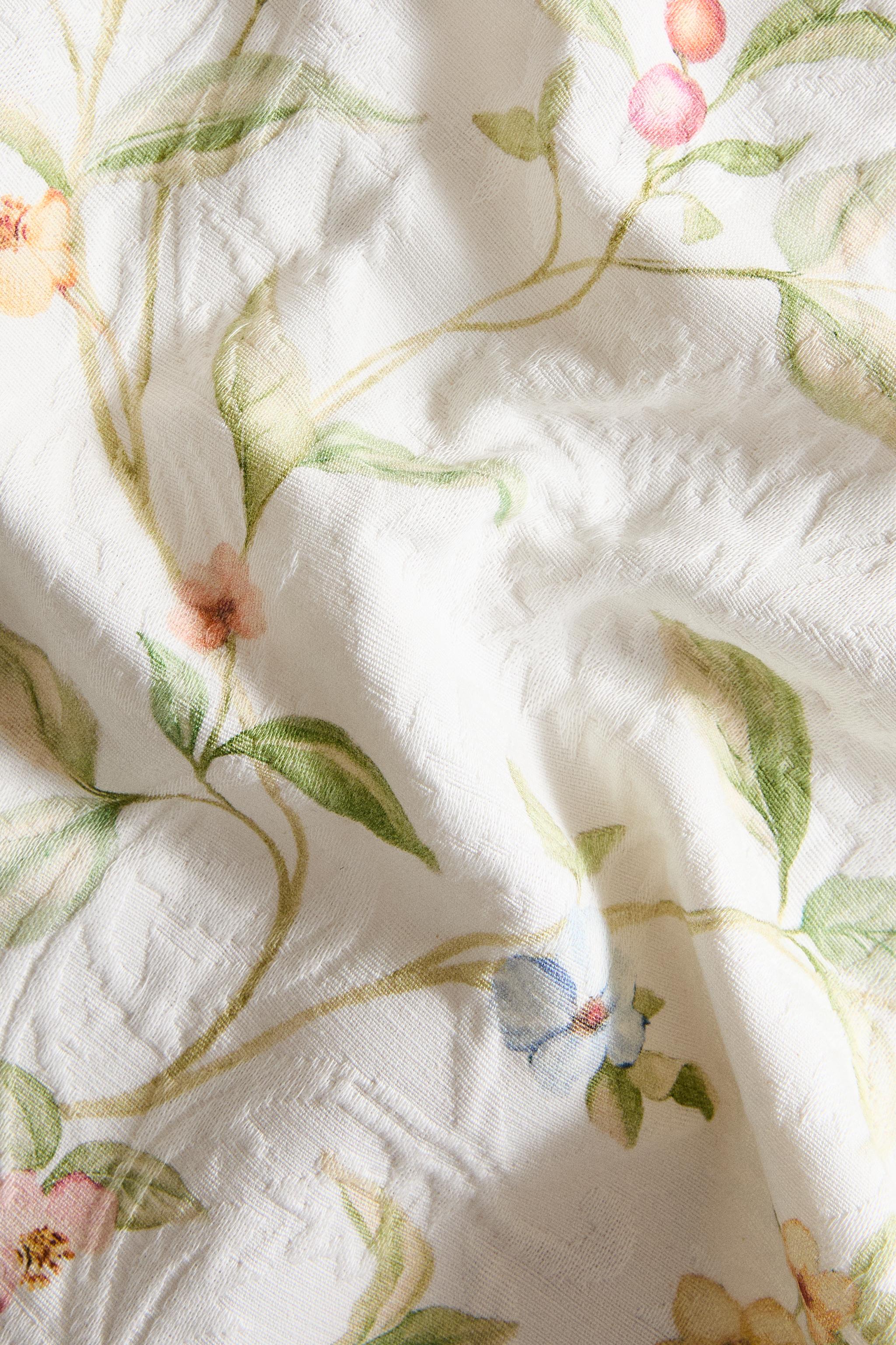 SET OF JACQUARD COTTON NAPKINS WITH PEARS (SET OF 2)