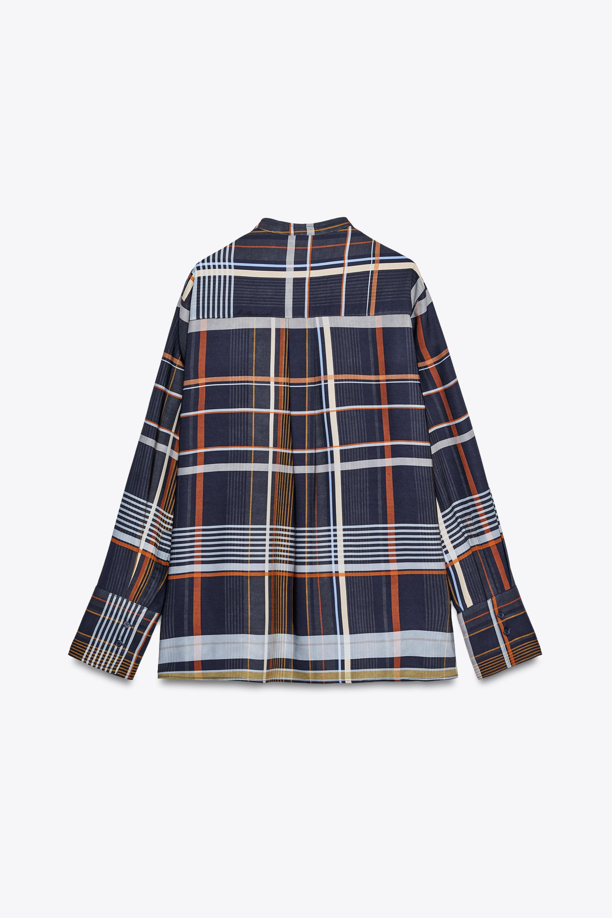 ZW COLLECTION PLAID POCKET SHIRT