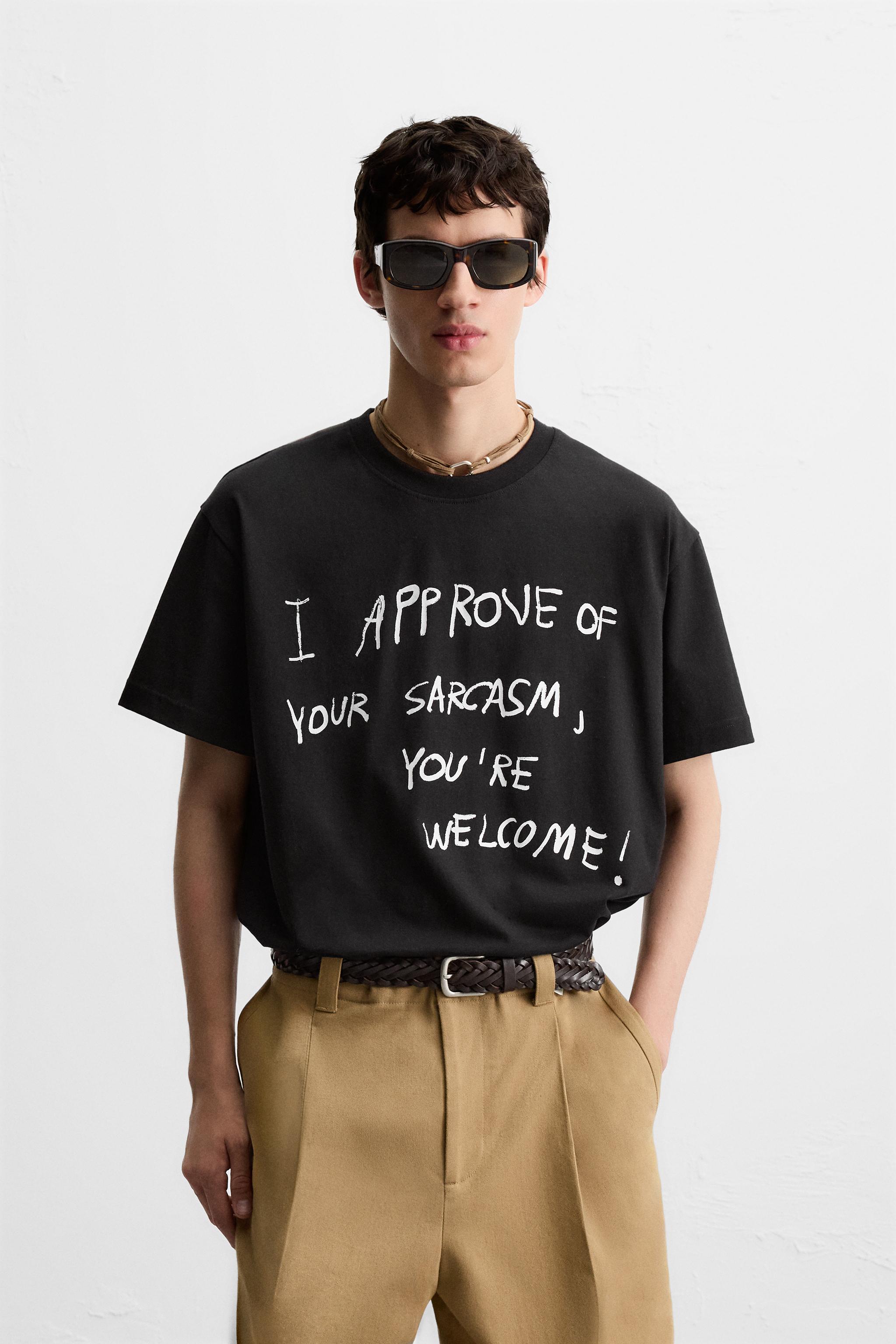 TEXT PRINT T-SHIRT