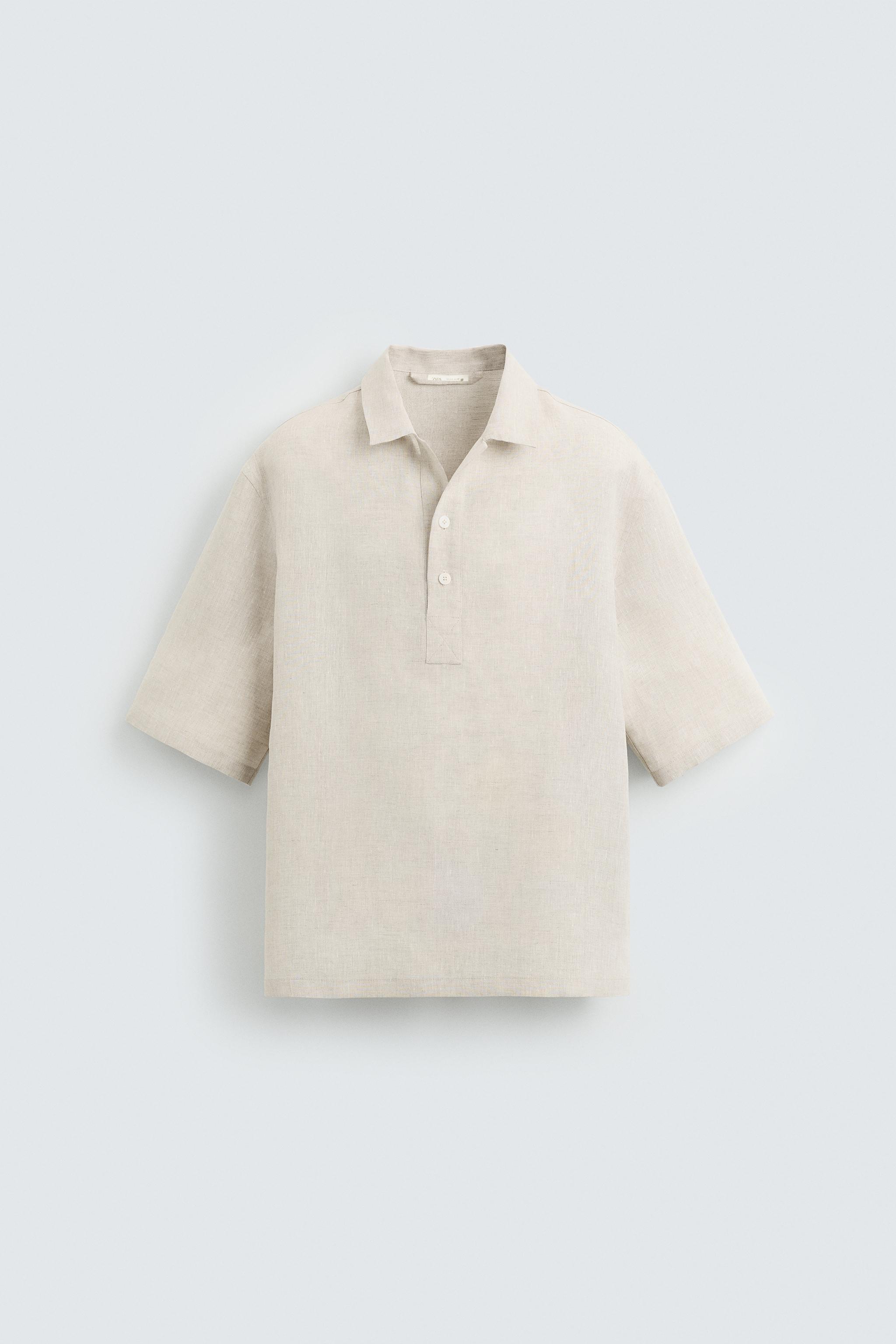 100% LINEN POLO SHIRT