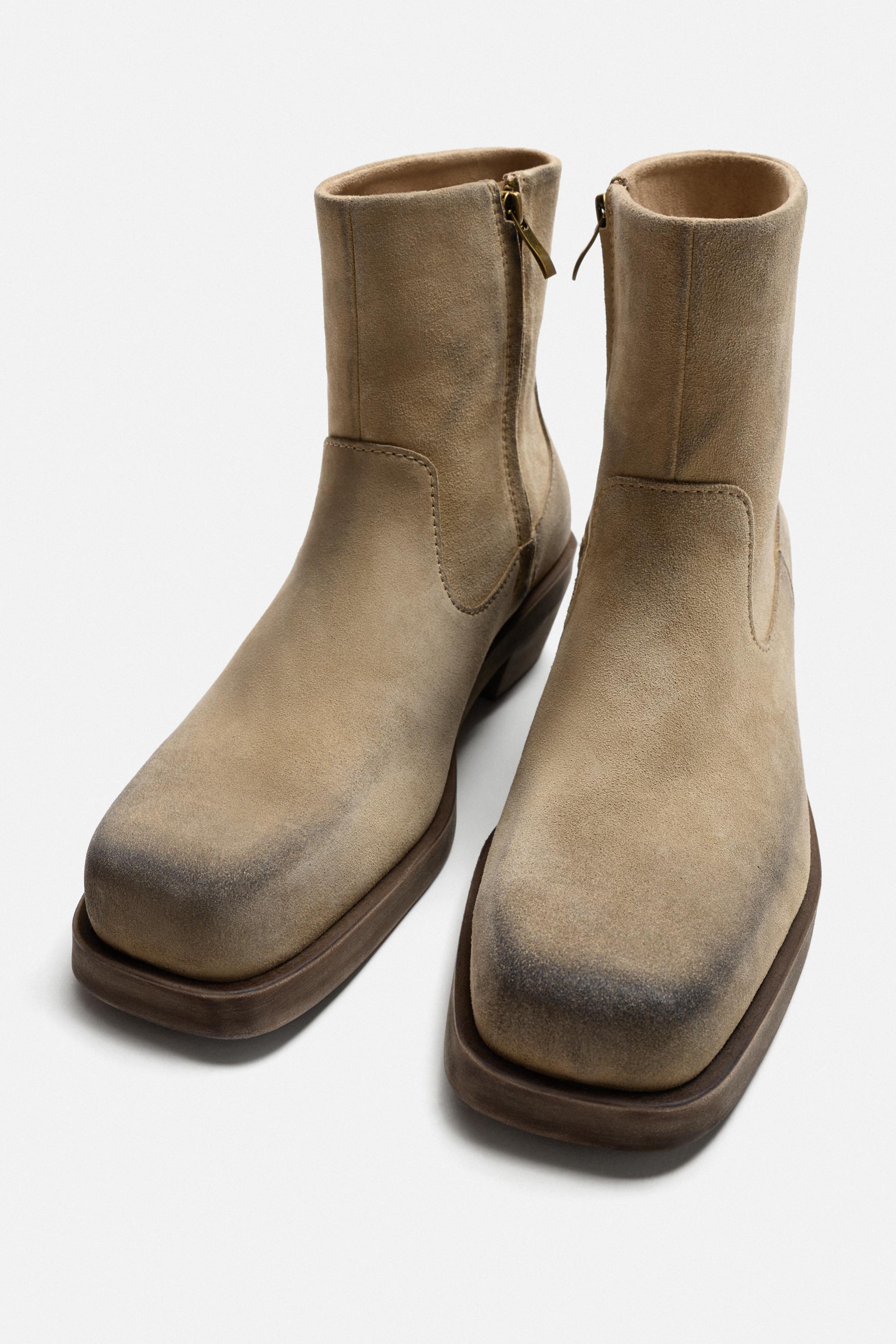 LEATHER COWBOY BOOTS