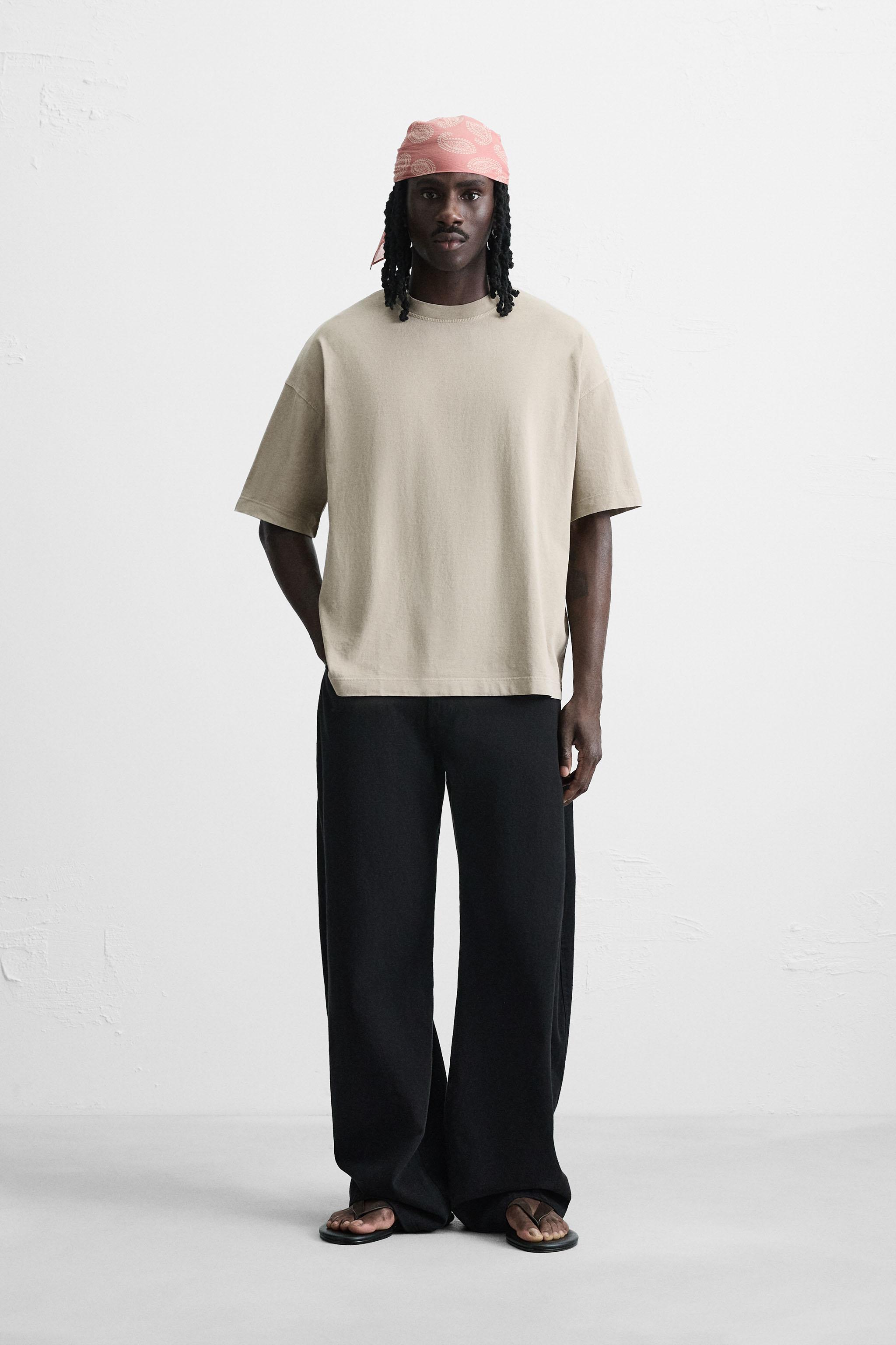 LIGHTWEIGHT WASHED BOXY FIT T-SHIRT