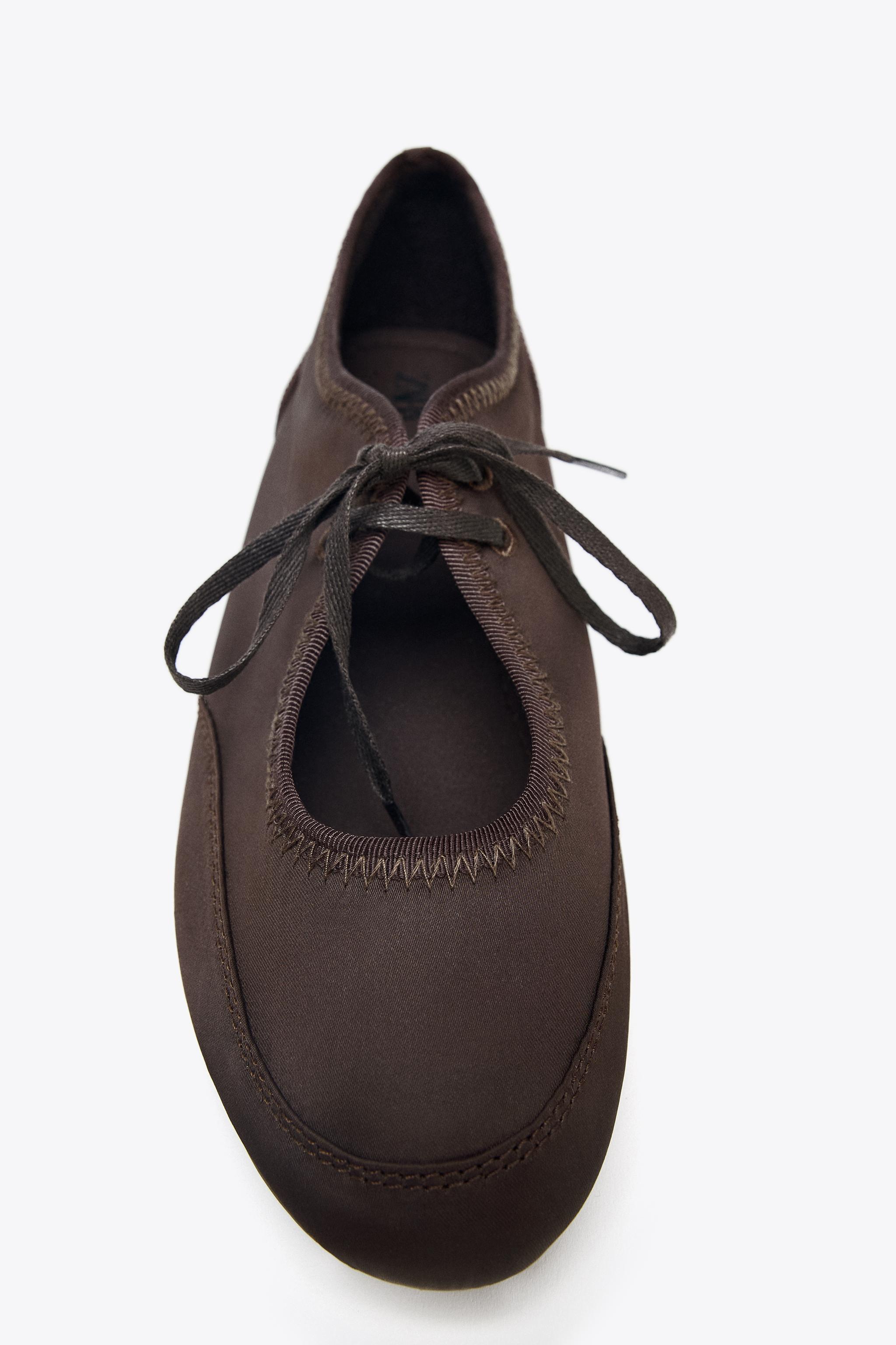 SPORTY BALLET FLATS WITH BOW