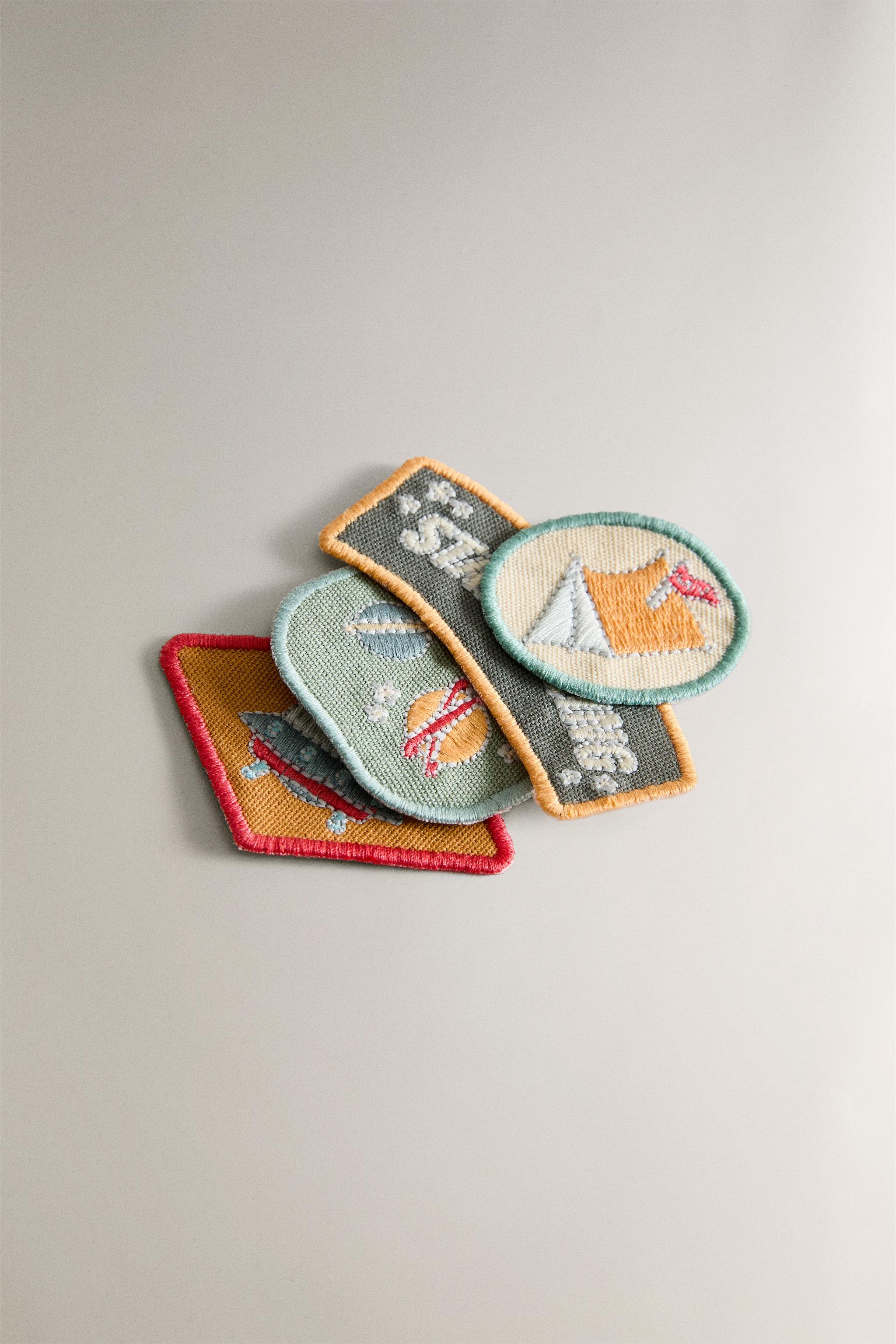 SET OF CHILDREN'S SPACE PATCHES (SET OF 4)