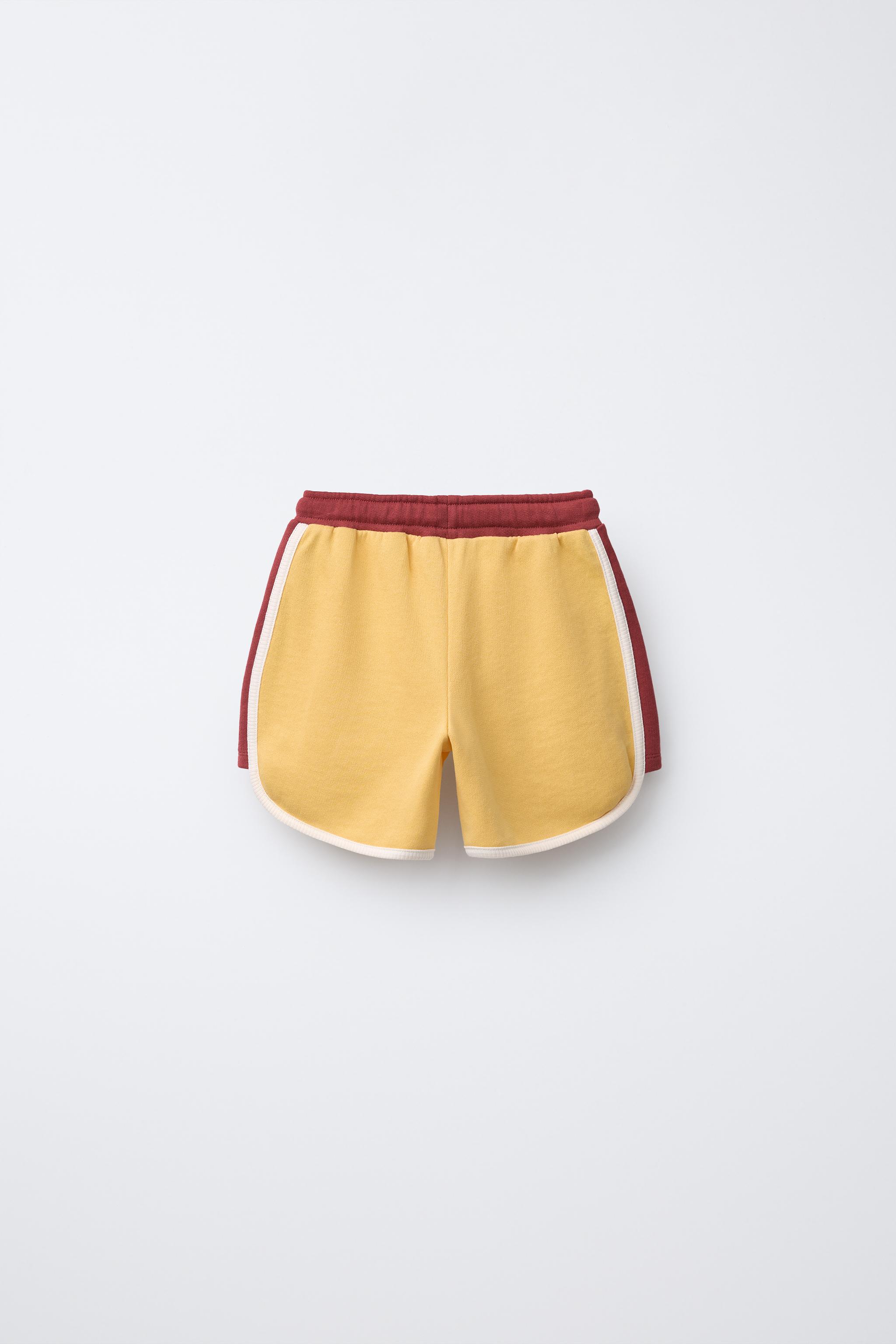 EMBROIDERED PLUSH SHORTS