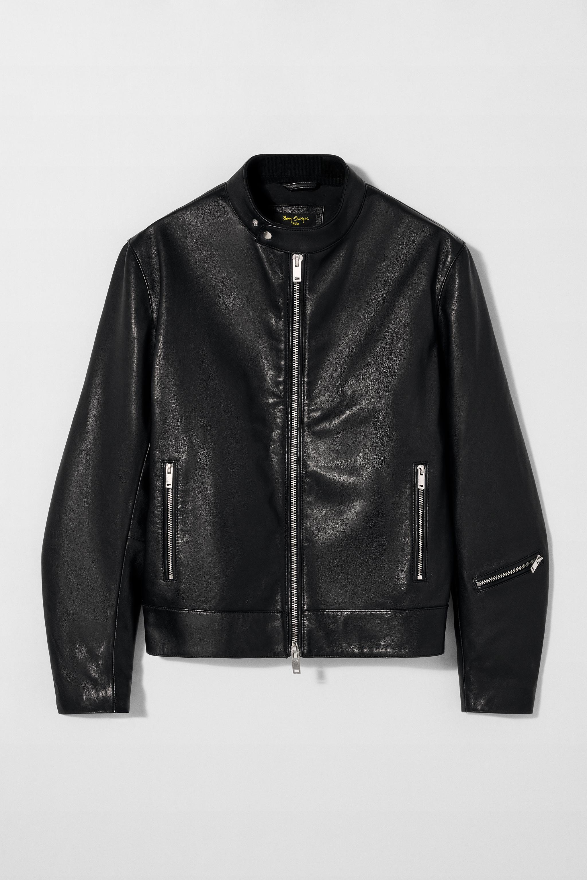 LEATHER JACKET BOBBY GILLESPIE X ZARA