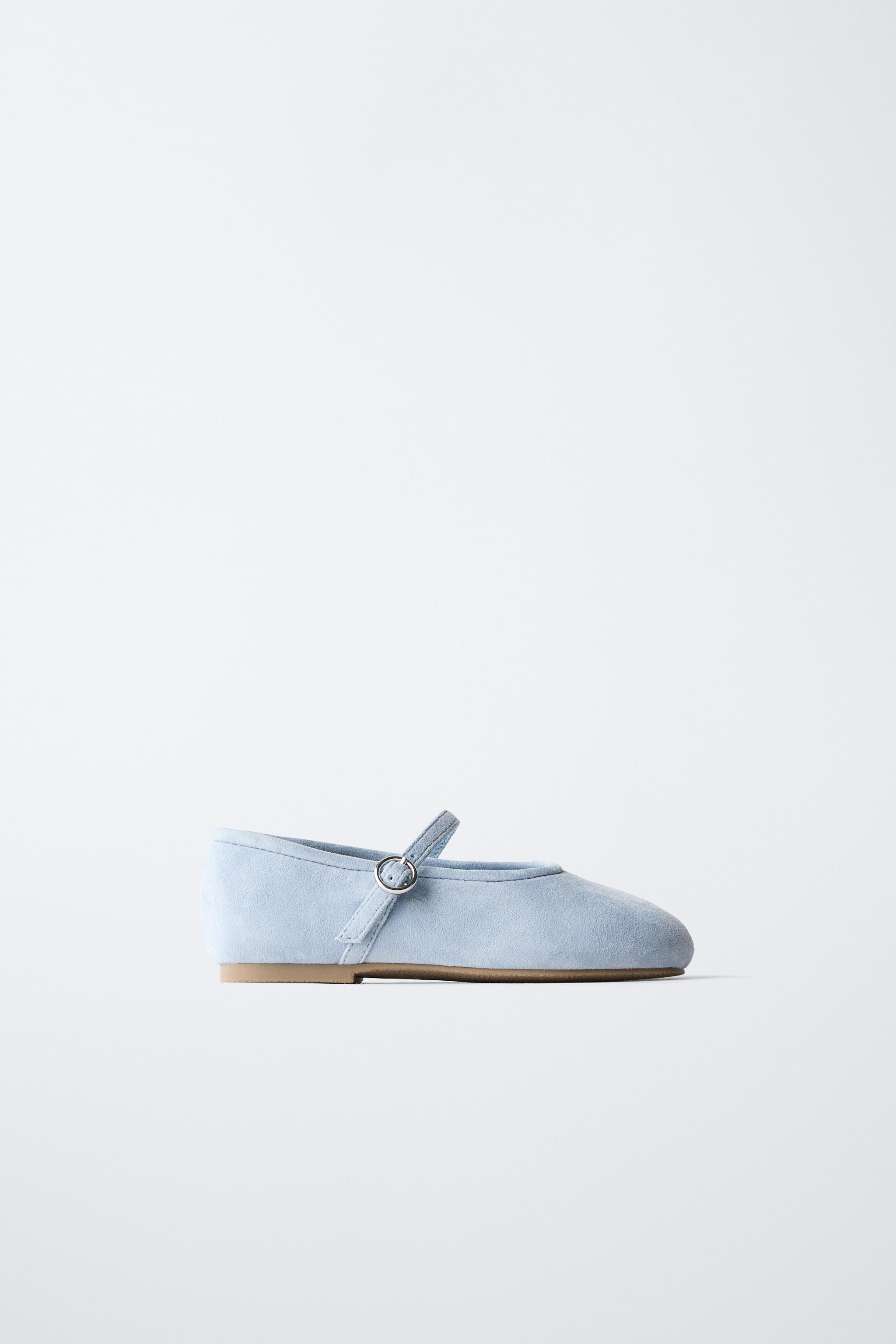 LEATHER BALLET FLATS