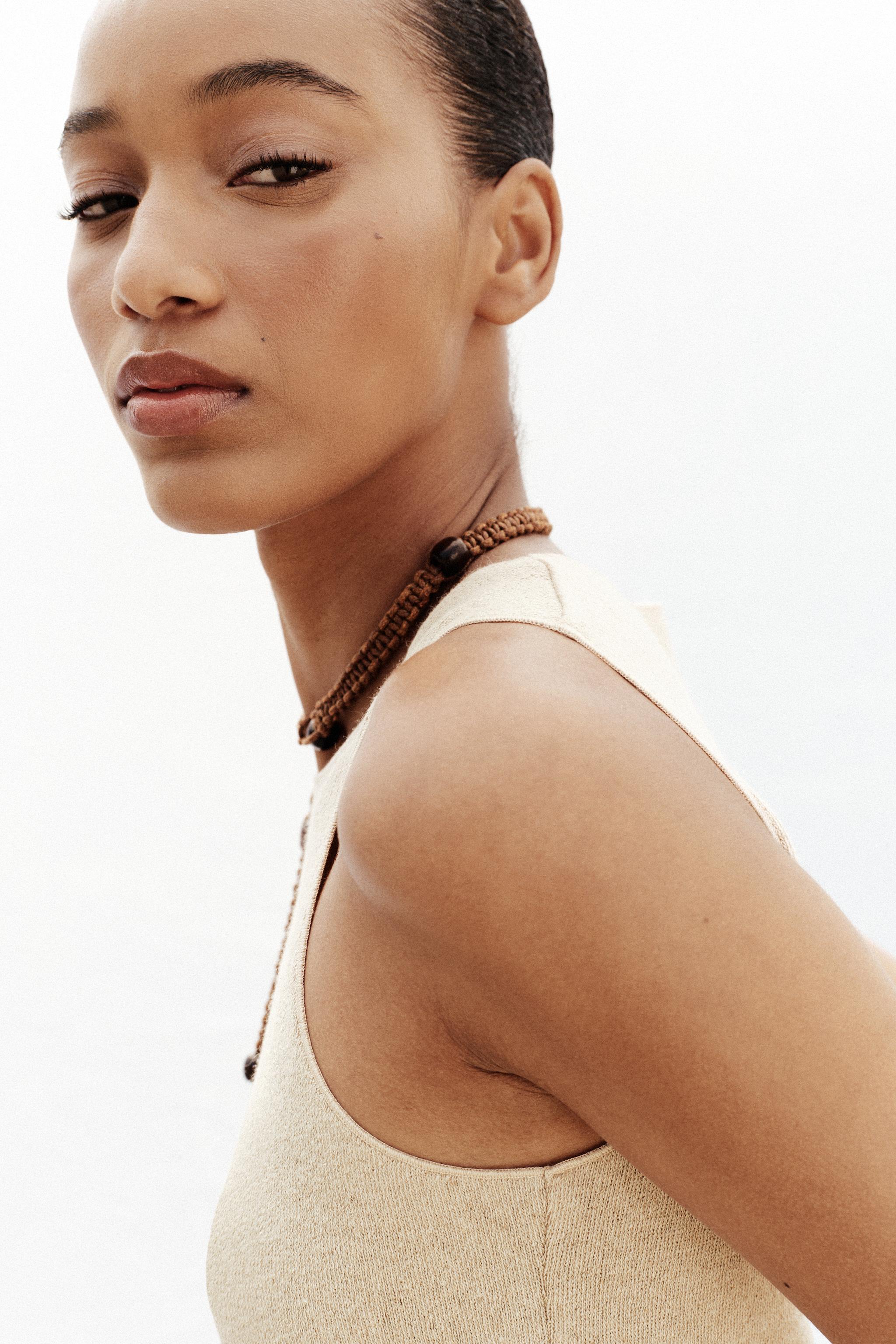 Z1975 CONTRAST MID-RISE WIDE LEG JEANS