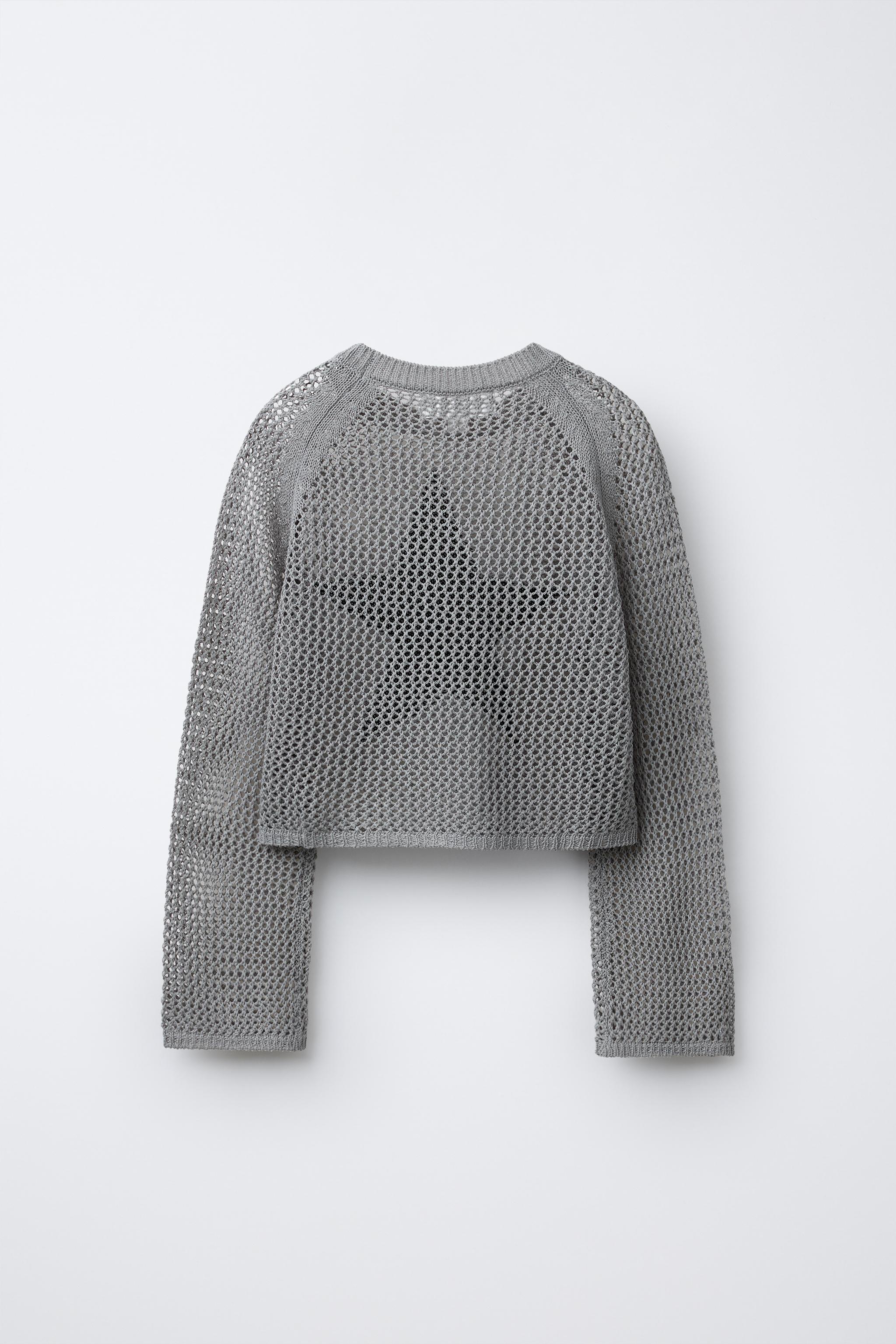 STAR MESH SWEATER