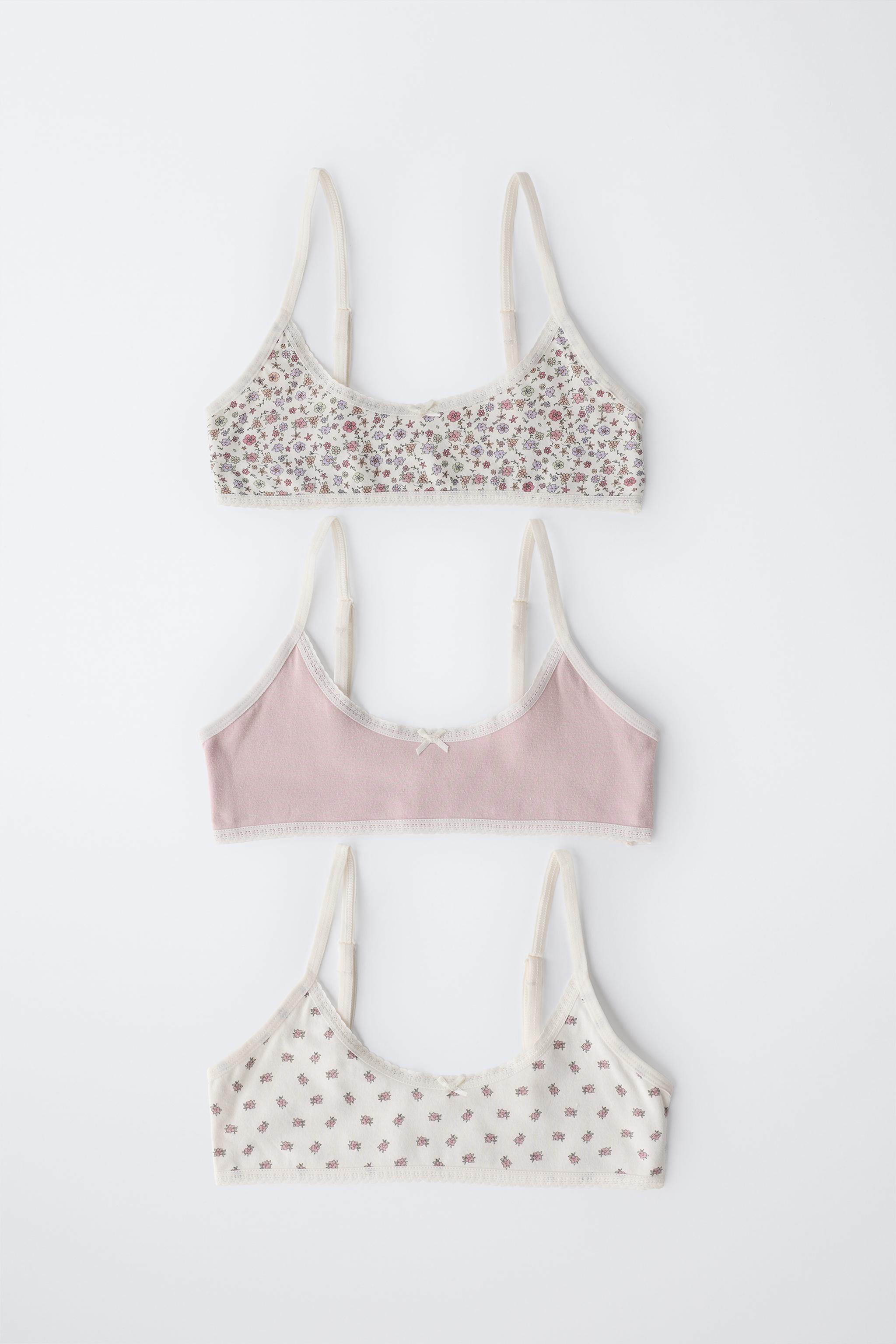 9-14 YEARS/ THREE-PACK FLORAL TOPS