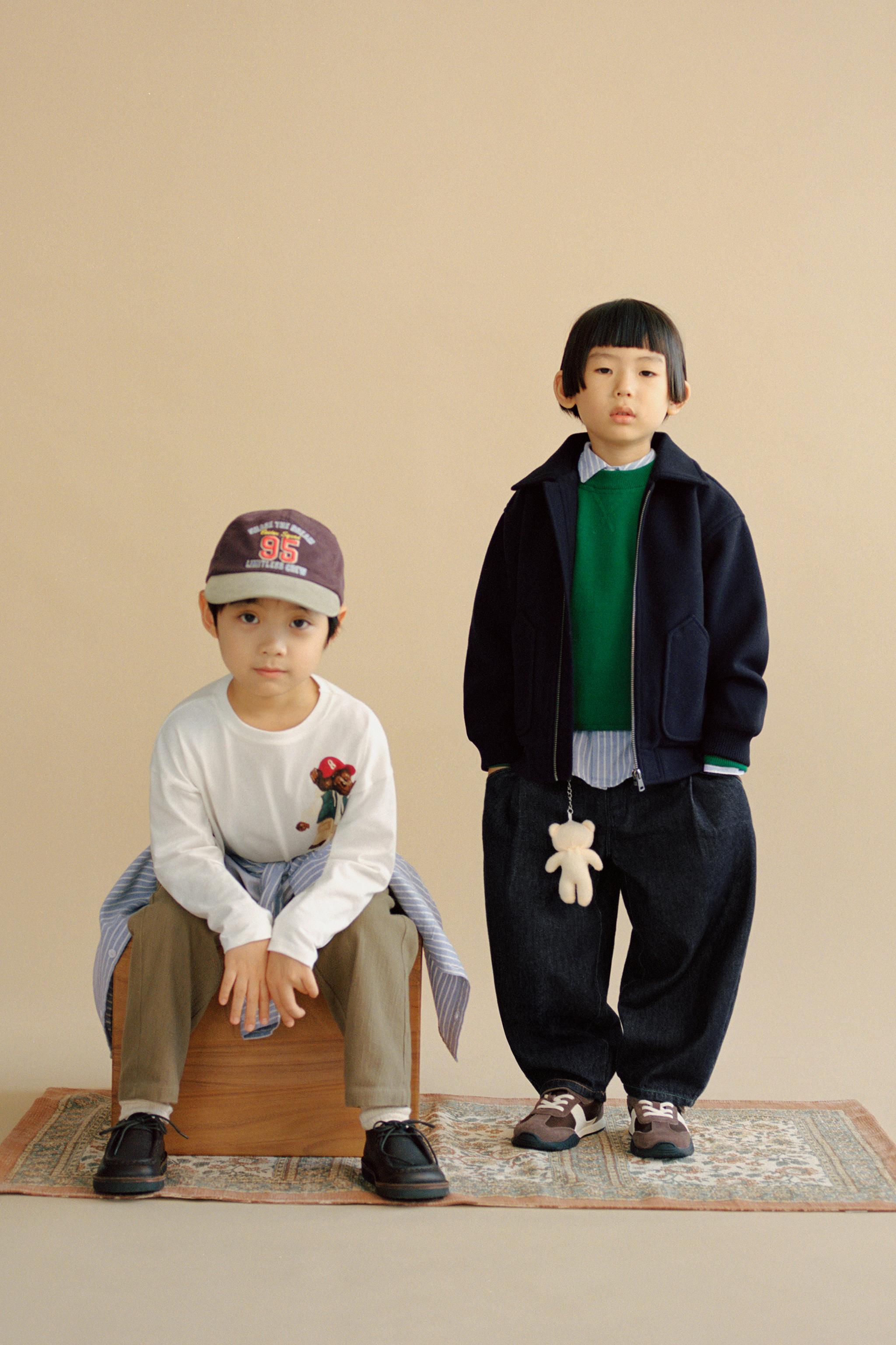 BEAR TEXT EMBROIDERED T-SHIRT