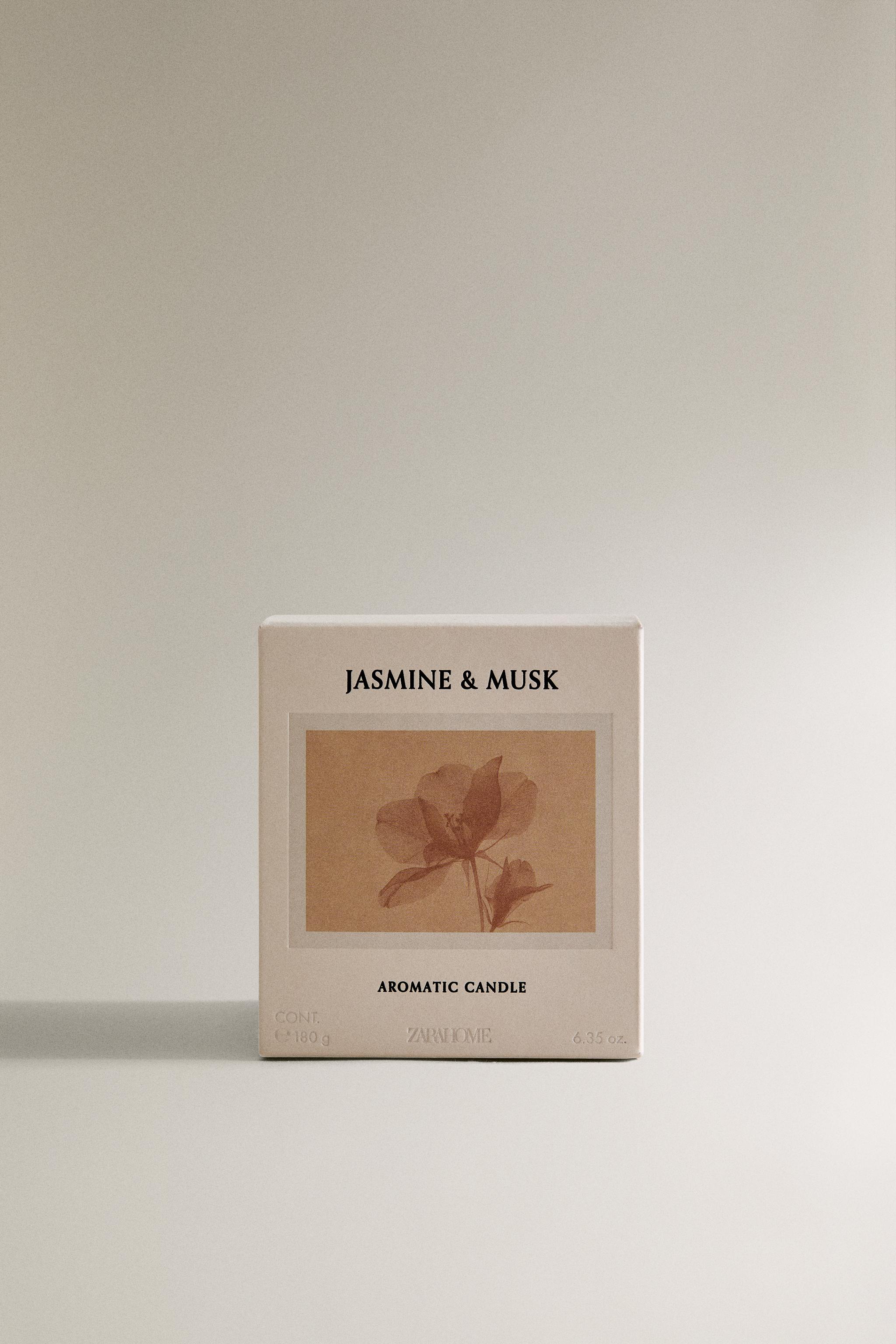 (180 G) JASMINE & MUSK SCENTED CANDLE