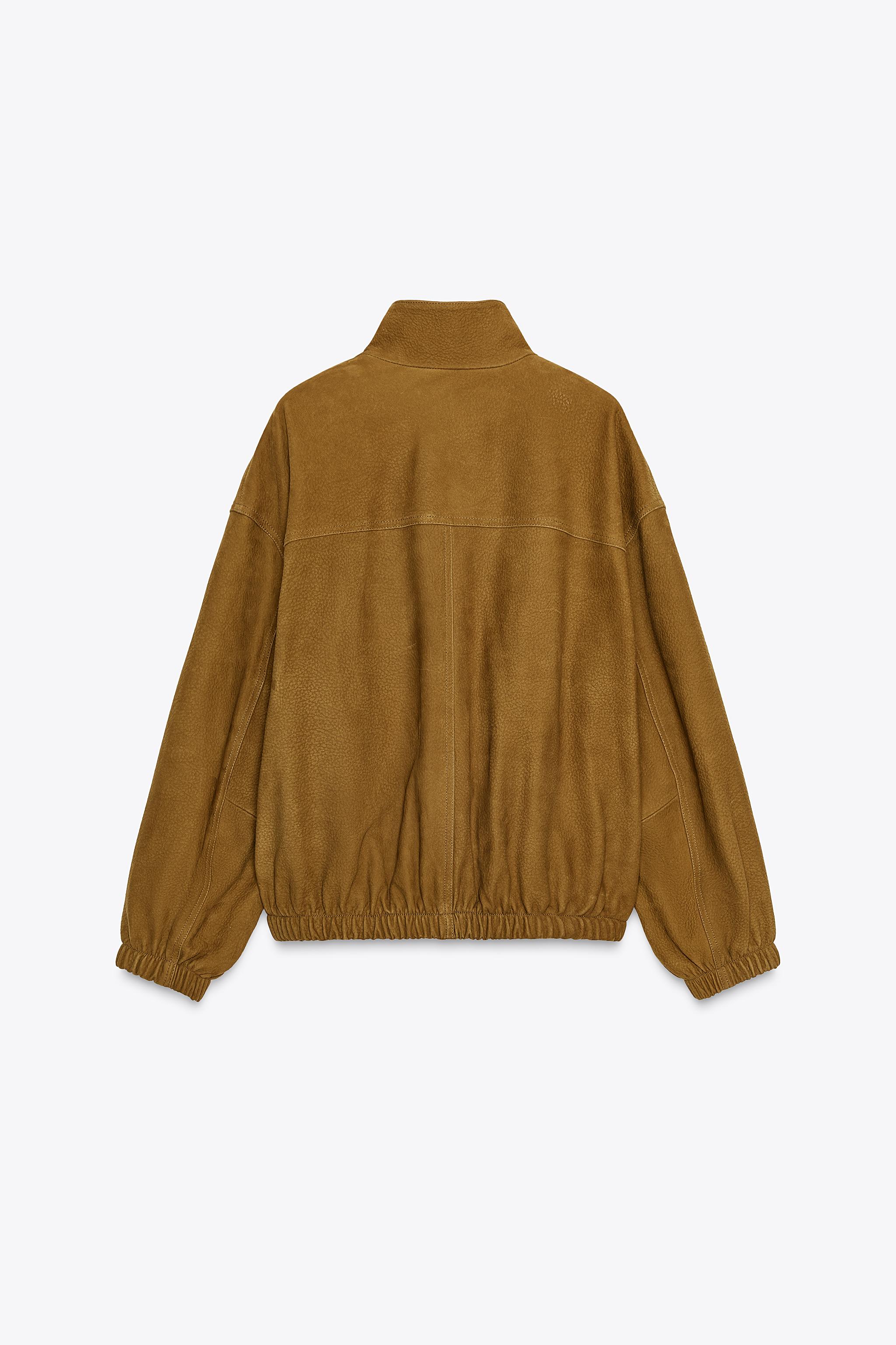 LEATHER BOMBER JACKET ZW COLLECTION LIMITED EDITION