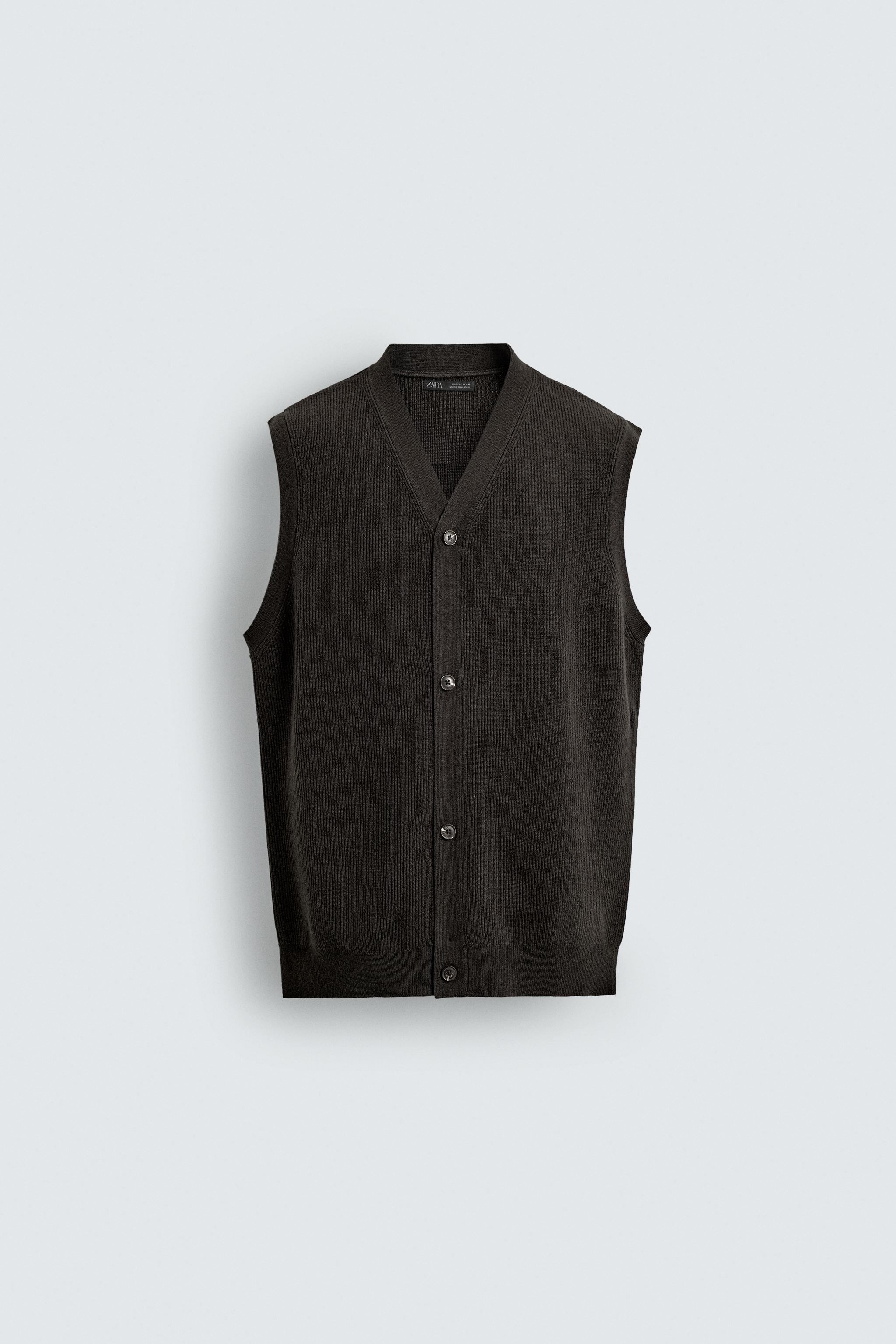 WOOL-CASHMERE KNIT VEST