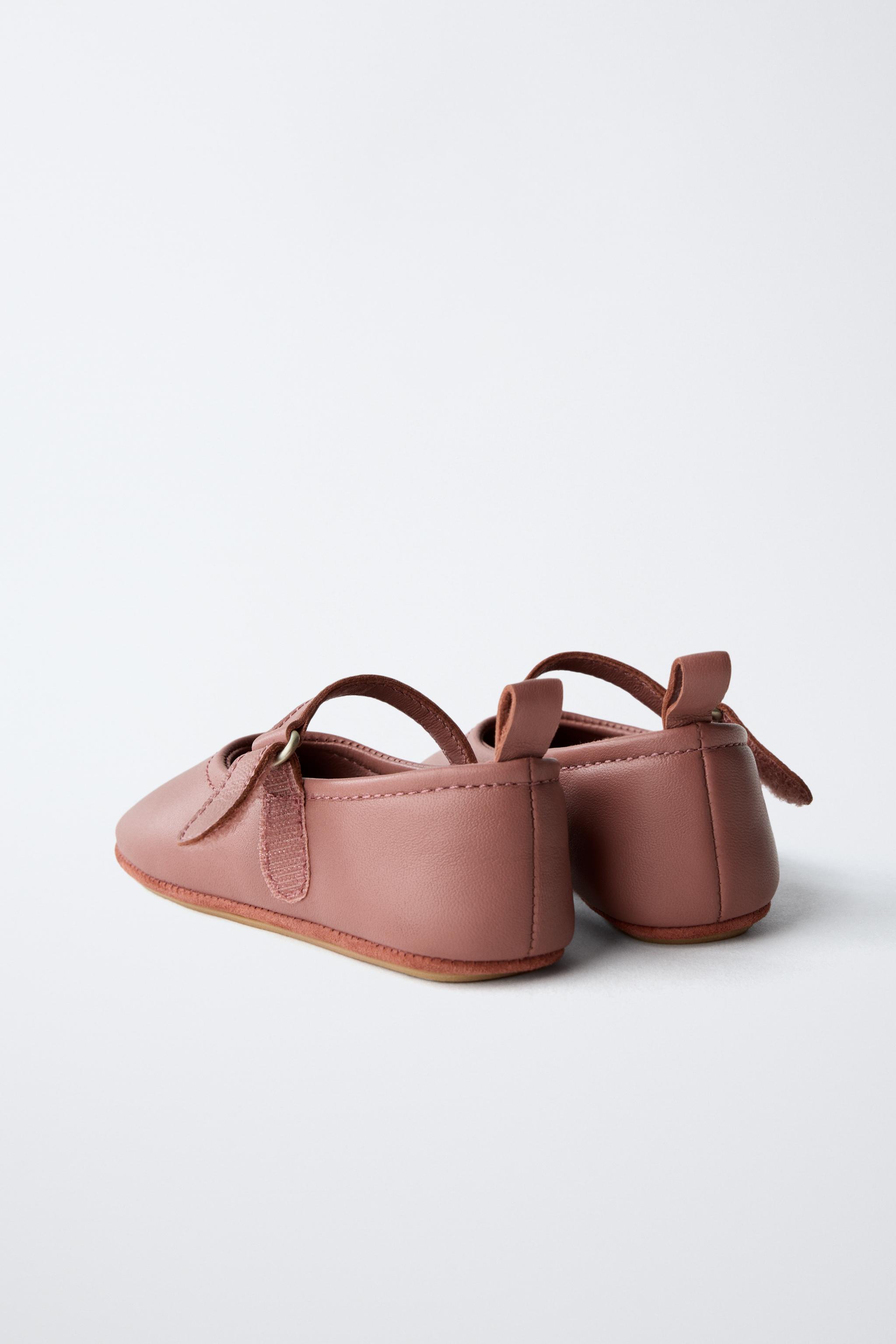 LEATHER BALLET FLATS