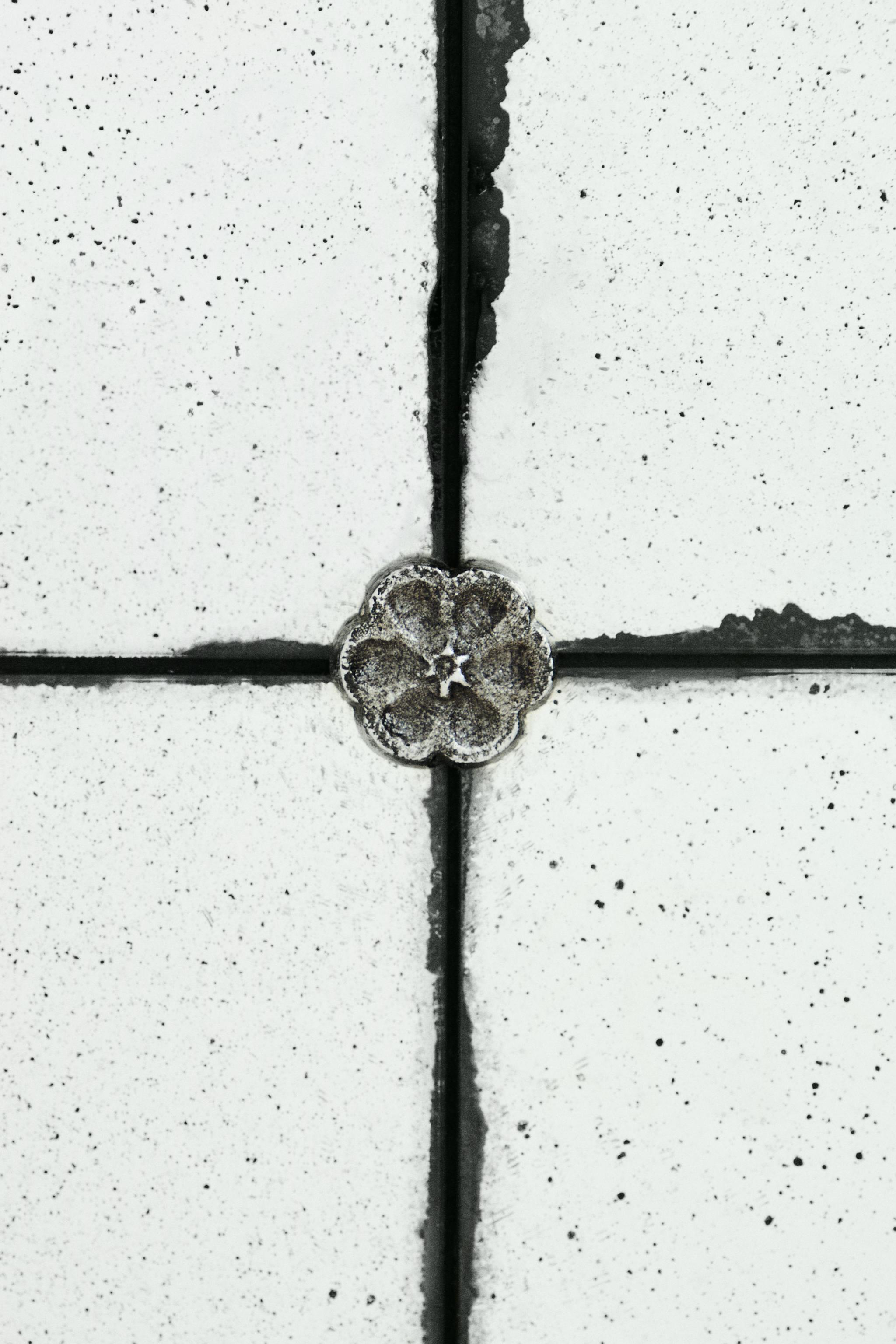 ANTIQUE-FINISH WALL MIRROR