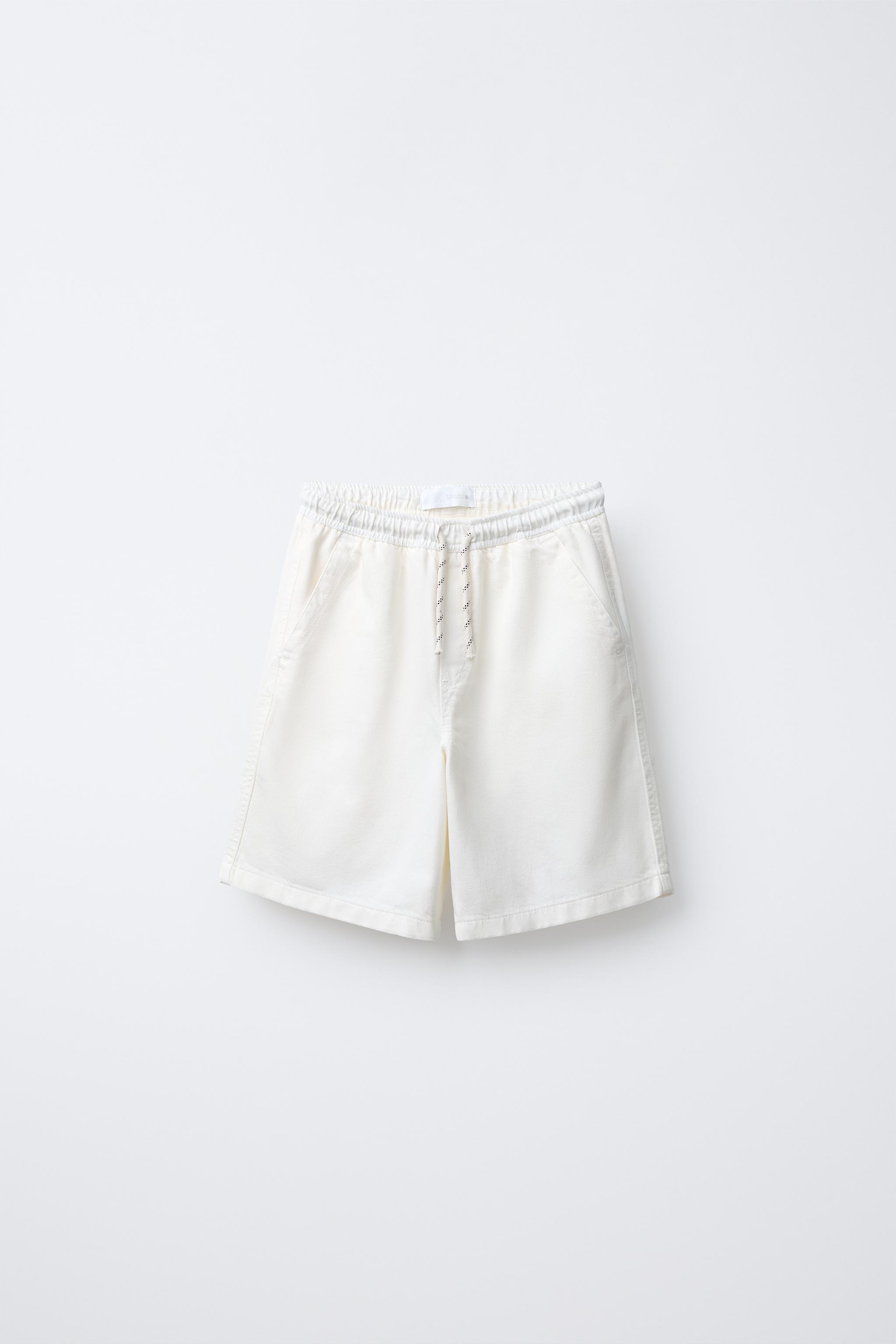 STRAIGHT FLOWY TWILL SHORTS