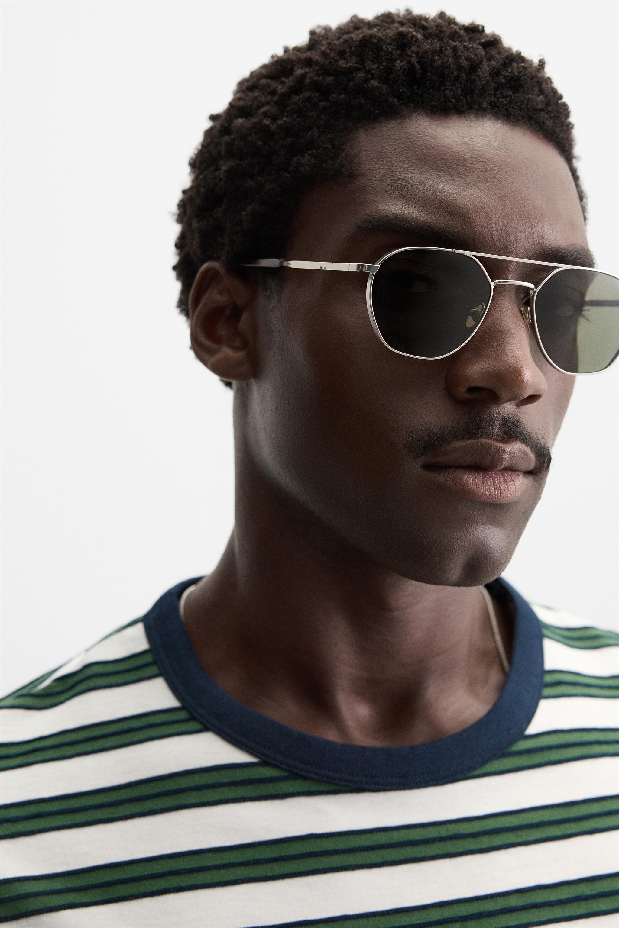 STRIPED JACQUARD T-SHIRT