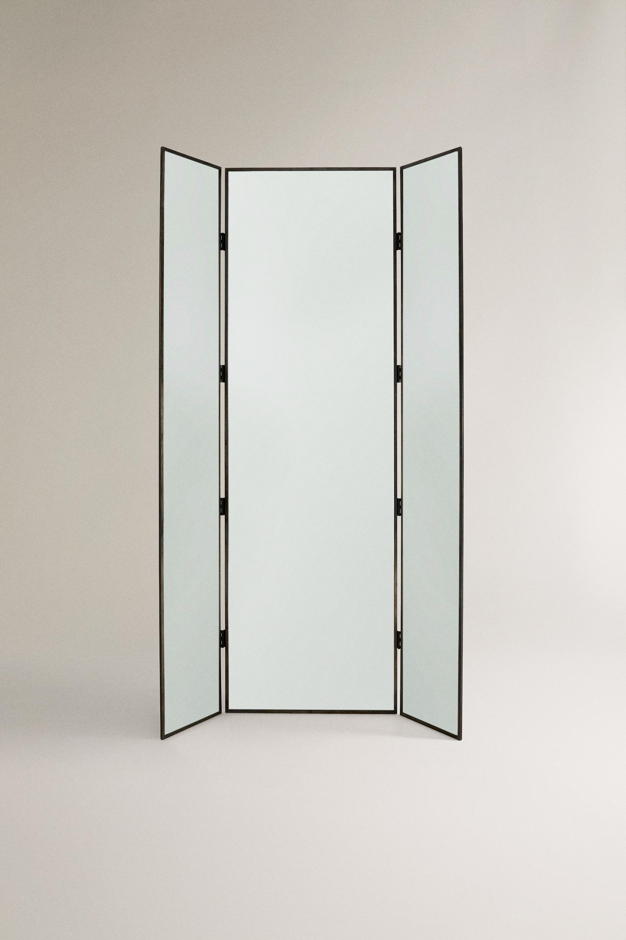 TRIPTYCH METAL MIRROR