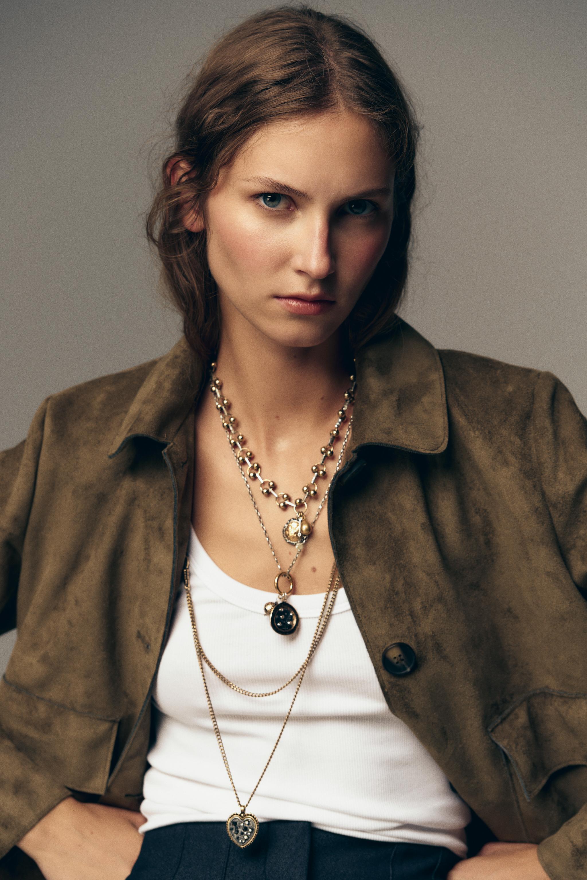 3-PACK OF COMBINATION COIN CHAIN NECKLACES