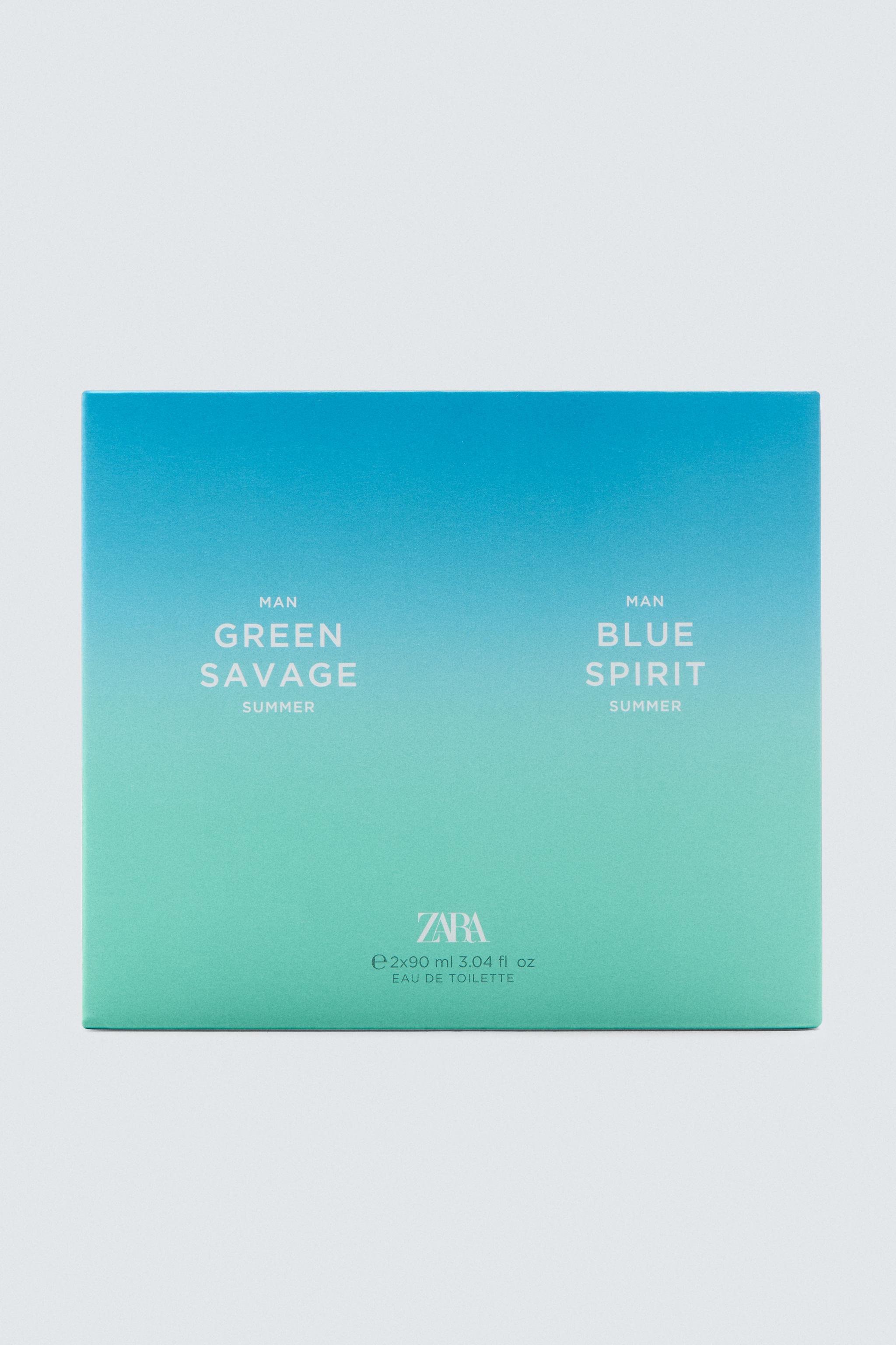 BLUE SPIRIT SUMMER + GREEN SAVAGE SUMMER EDT 2 X 90 ML (3.04 FL. OZ)