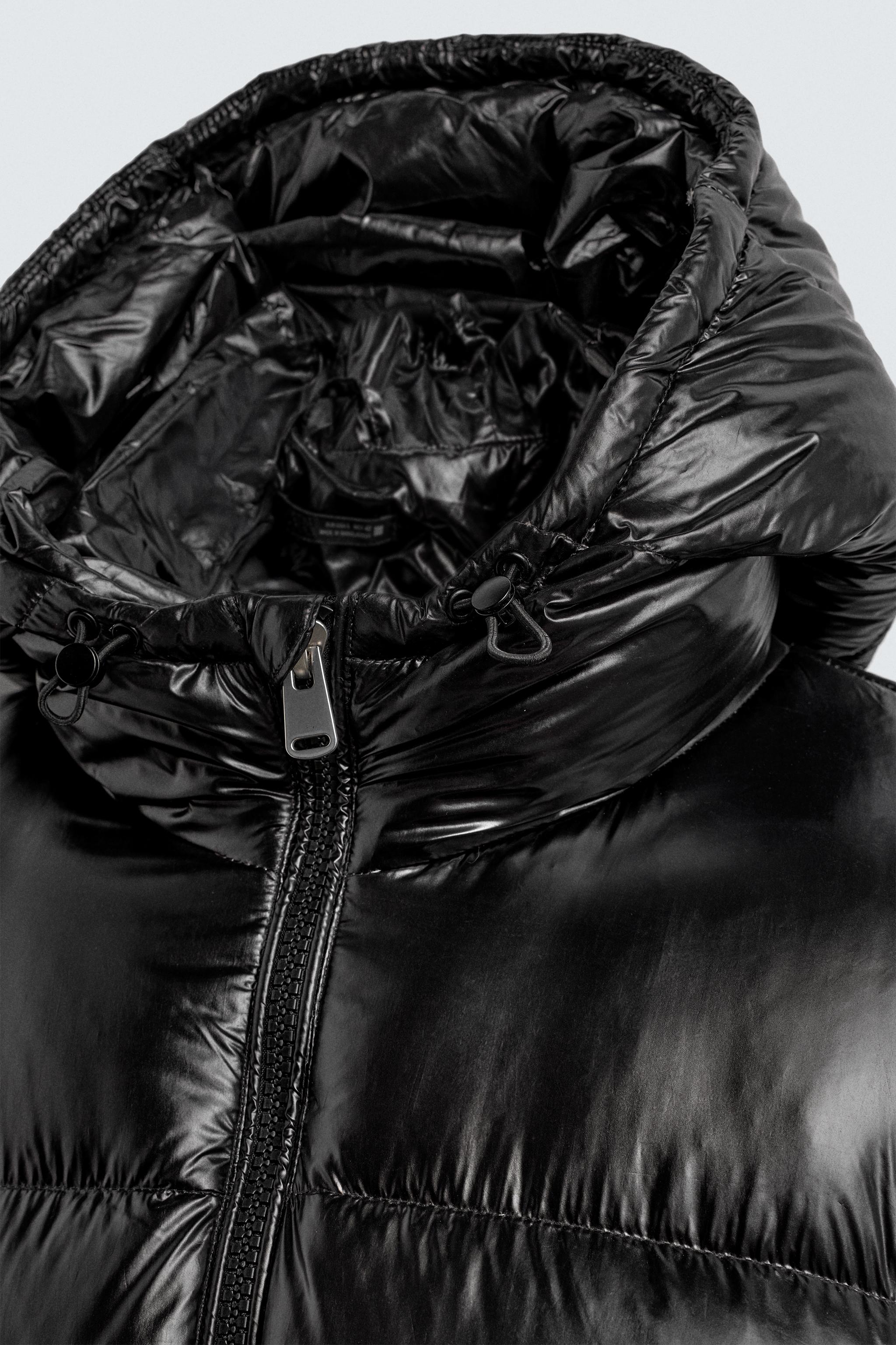 100% FEATHER WATER REPELLENT PUFFER JACKET