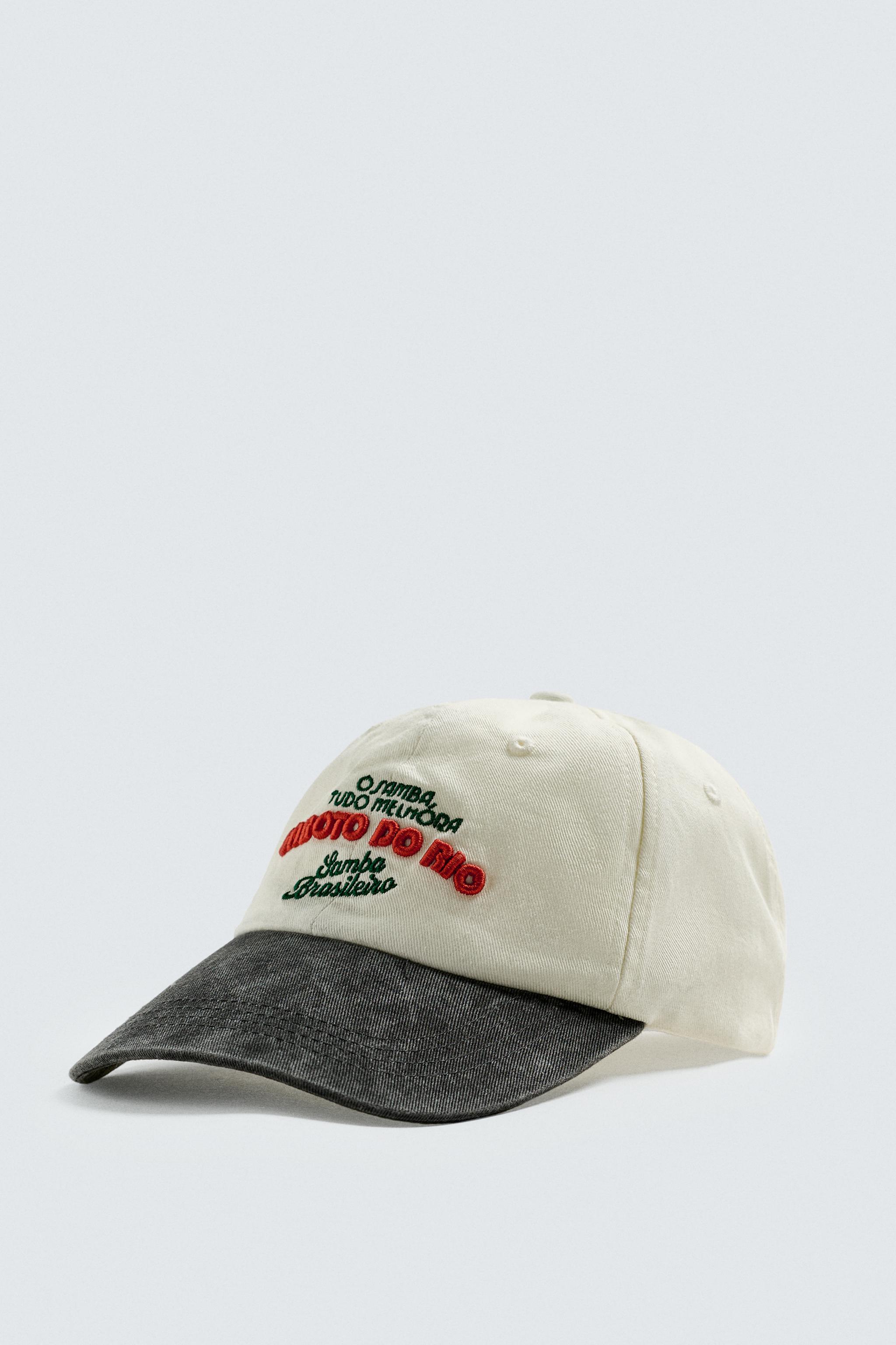 CONTRAST EMBROIDERY CAP