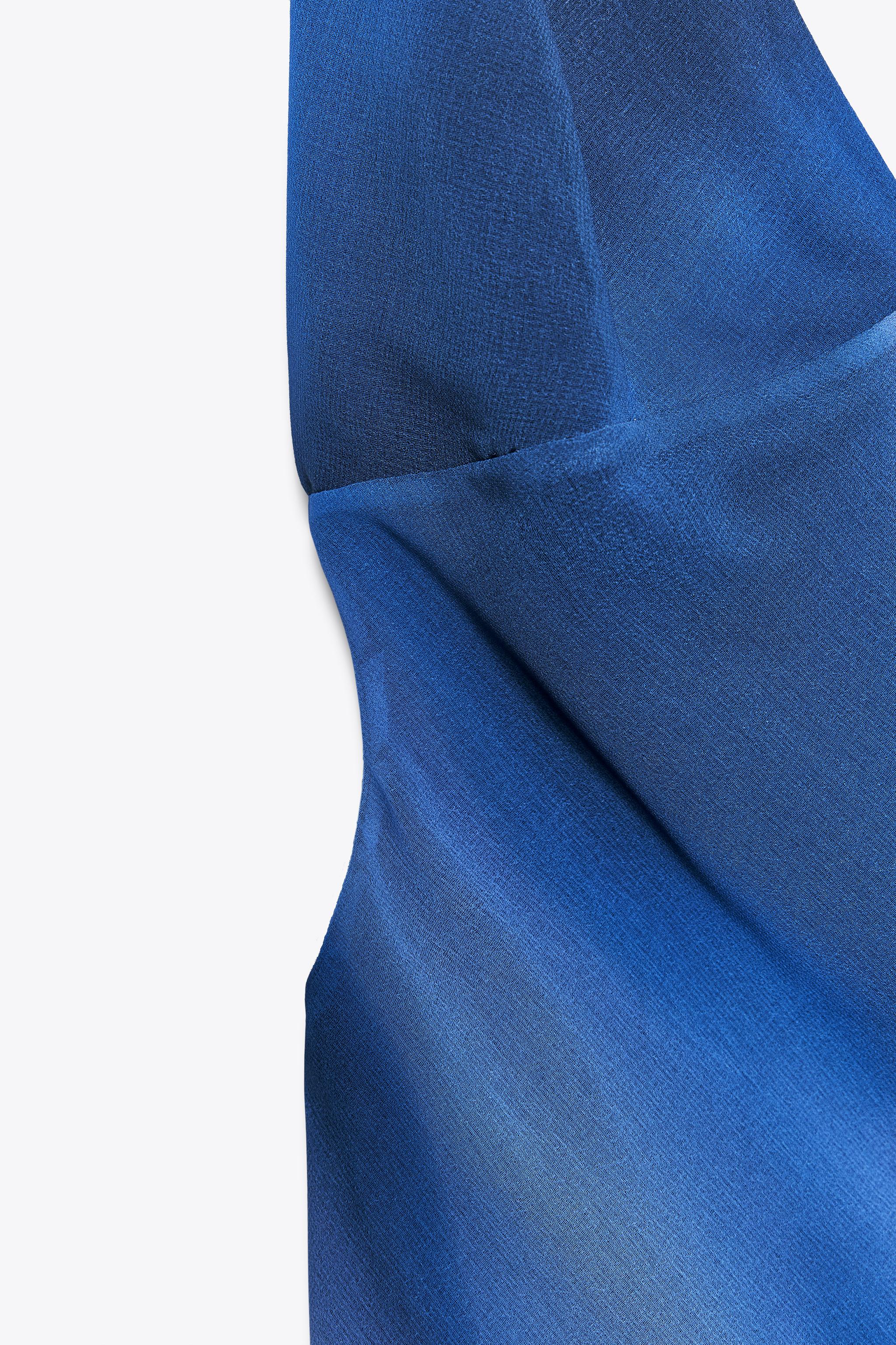 PRINTED HALTER LONG DRESS