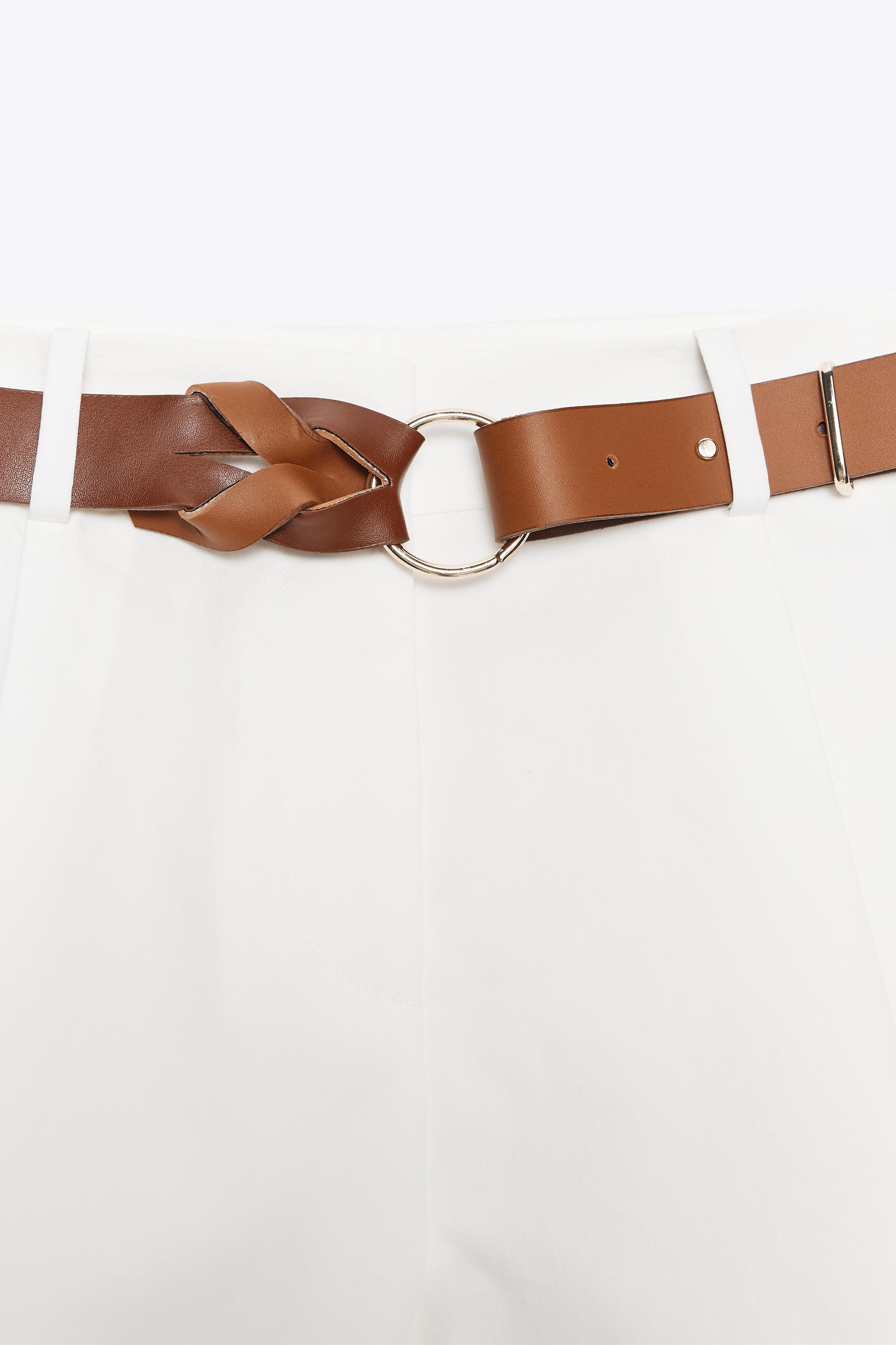 BELTED FLOWY SHORTS