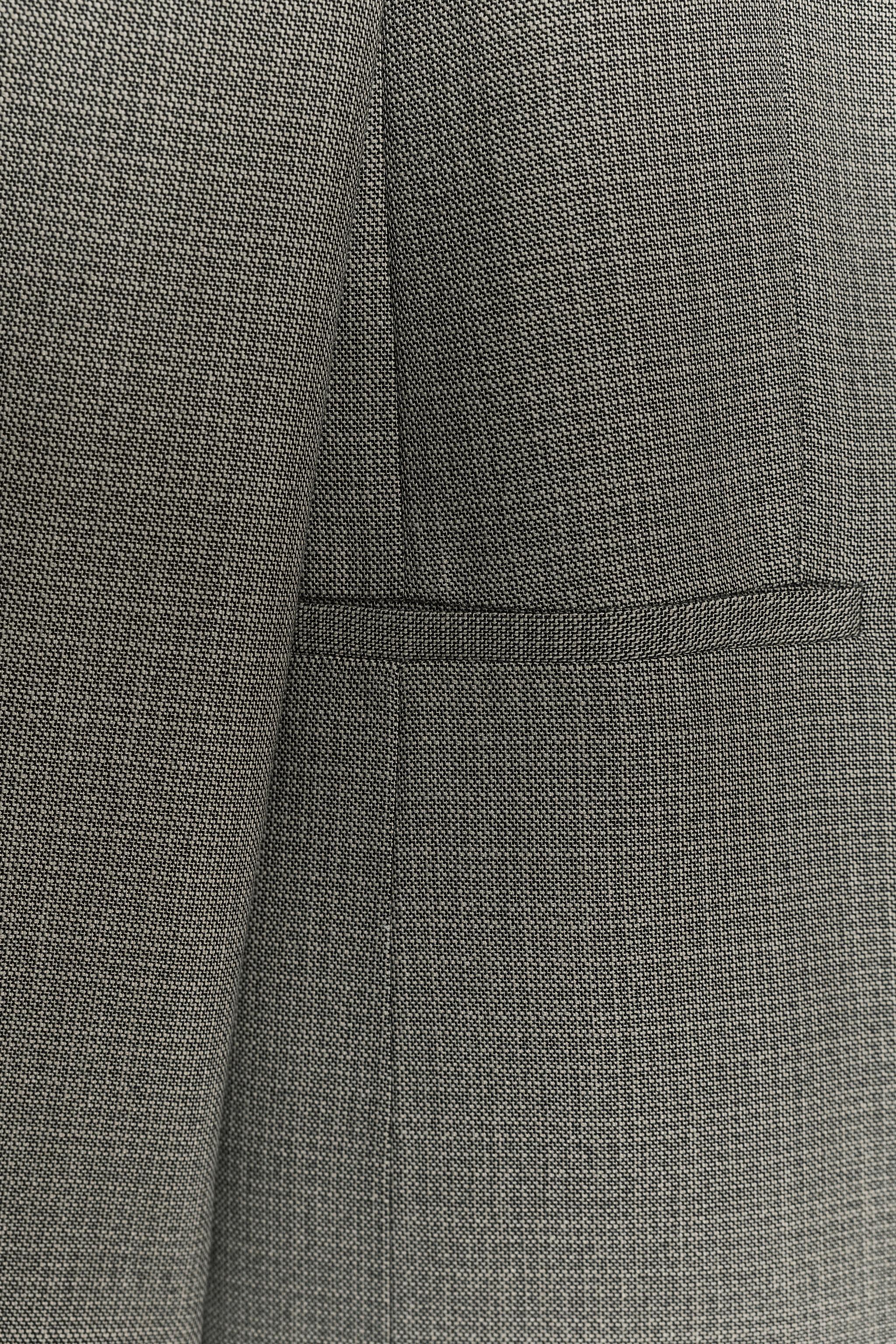 DOUBLE BREASTED BLAZER WITH SHOULDER PADS